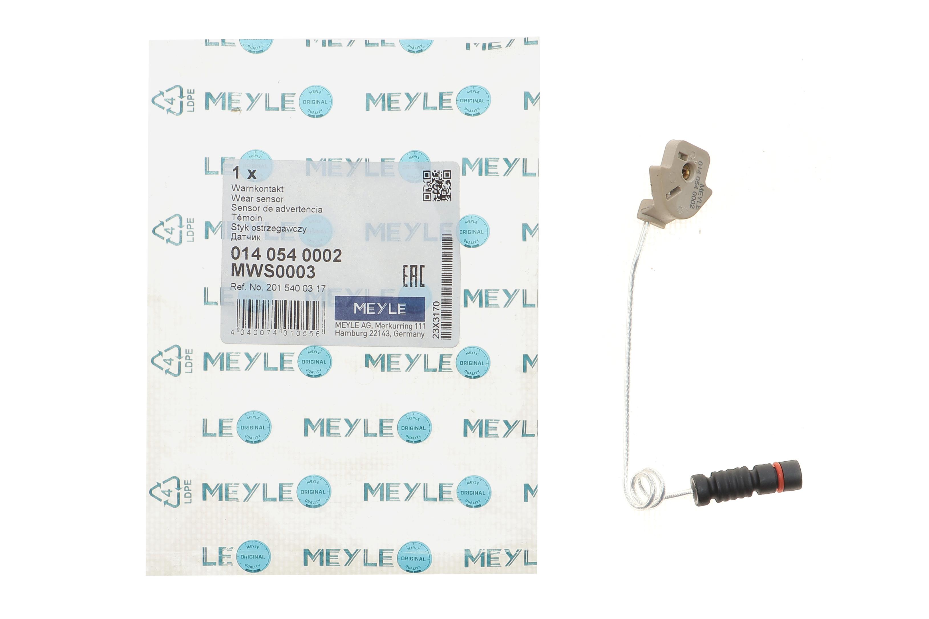 Датчик зносу гальмівних колодок (передніх) MB (W124/W201) 82-98