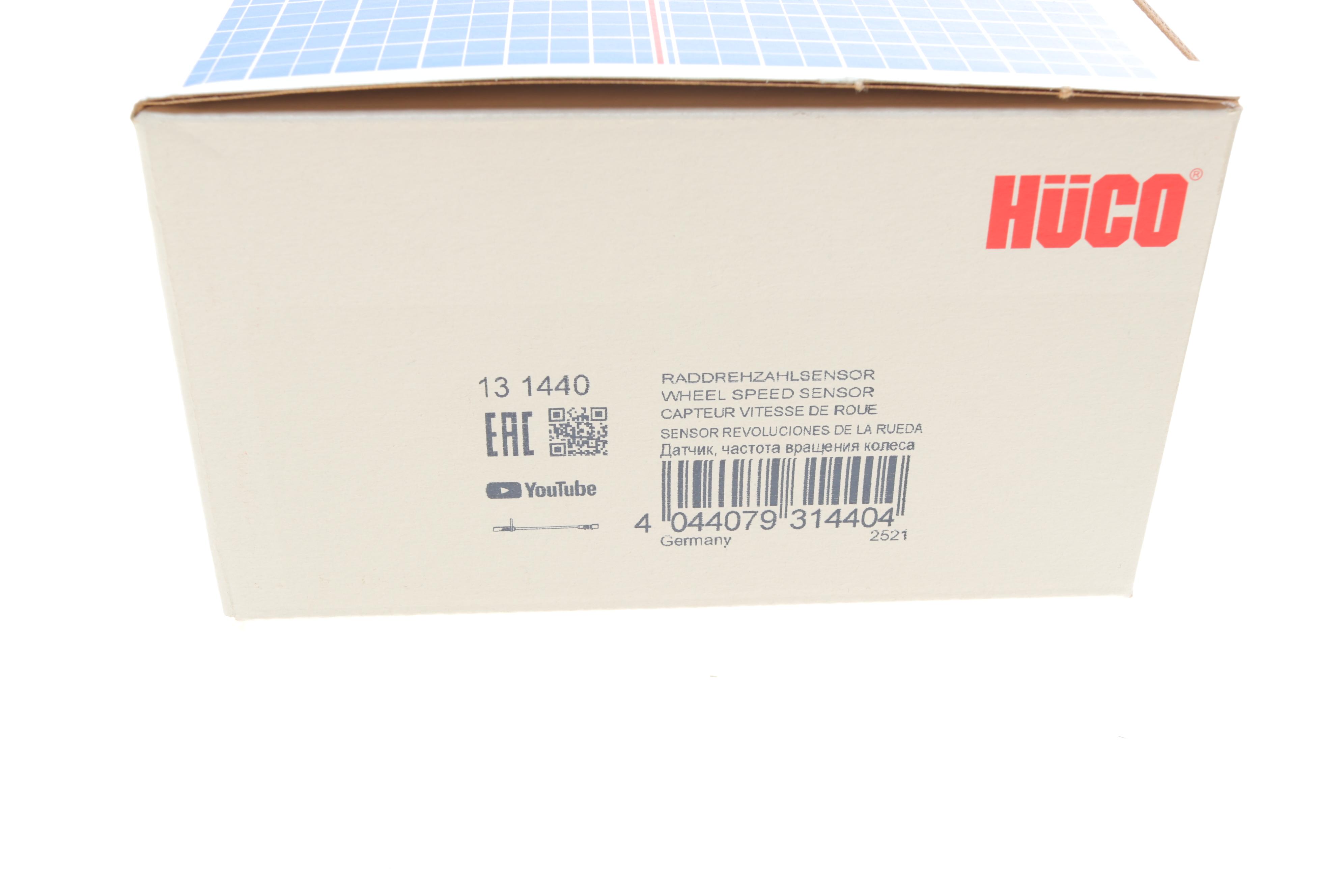 Датчик ABS (задній) MB Sprinter/VW Crafter 06- (спарка) (L) (HÜCO)