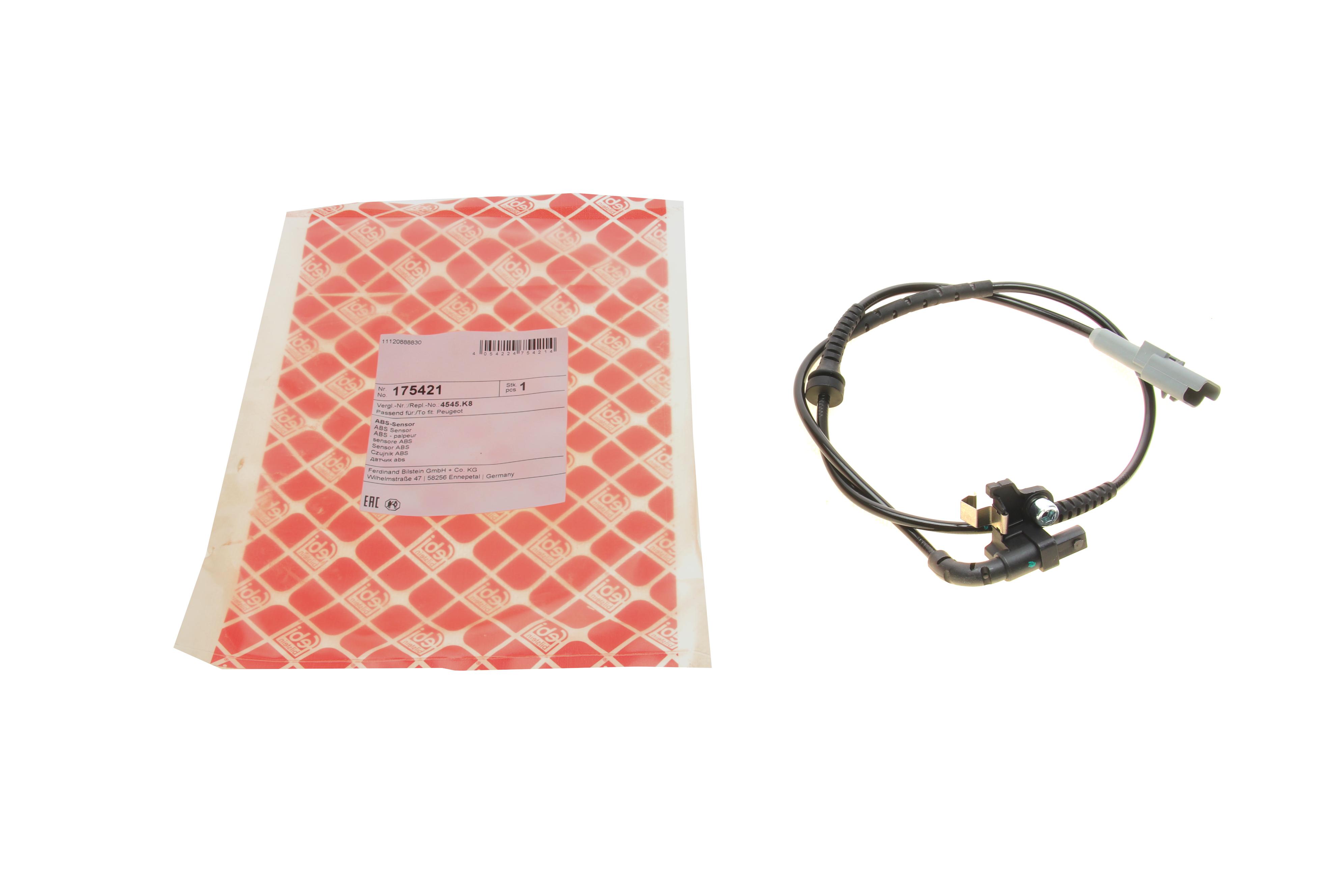 Датчик ABS (задній) Peugeot 3008 09-16