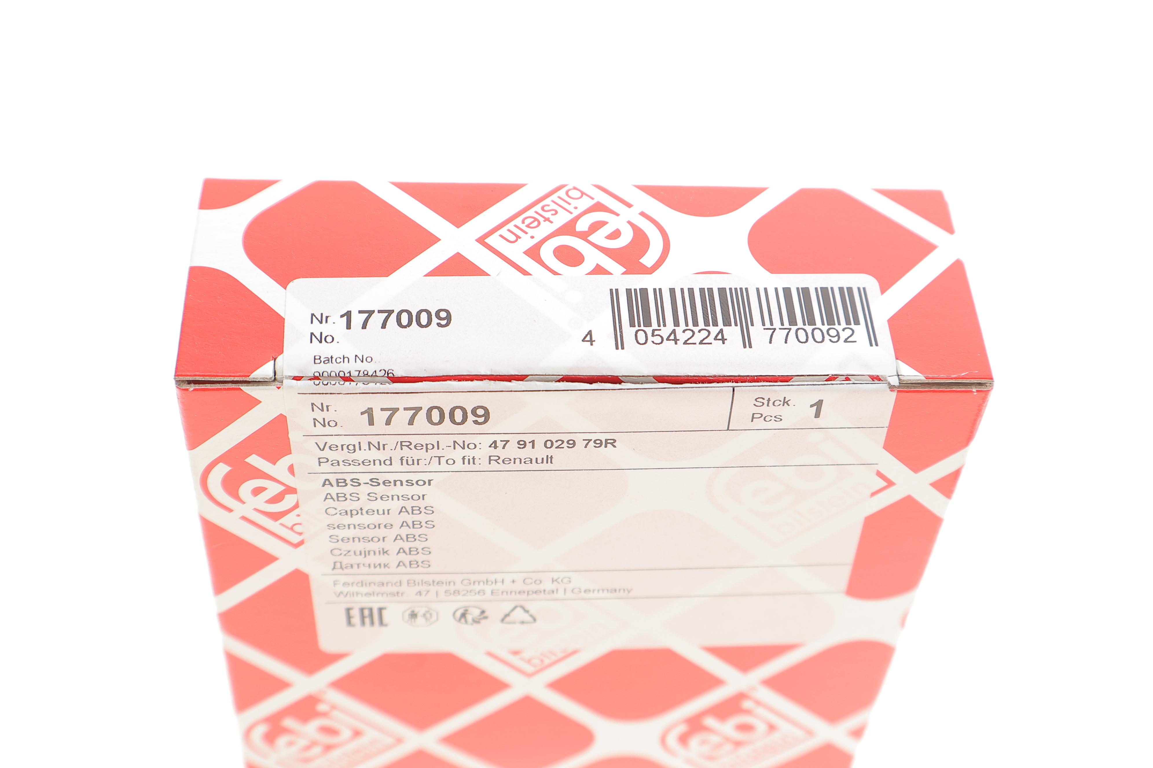 Датчик ABS (передній) Renault Captur/Clio/Zoe 12- (L=709mm)