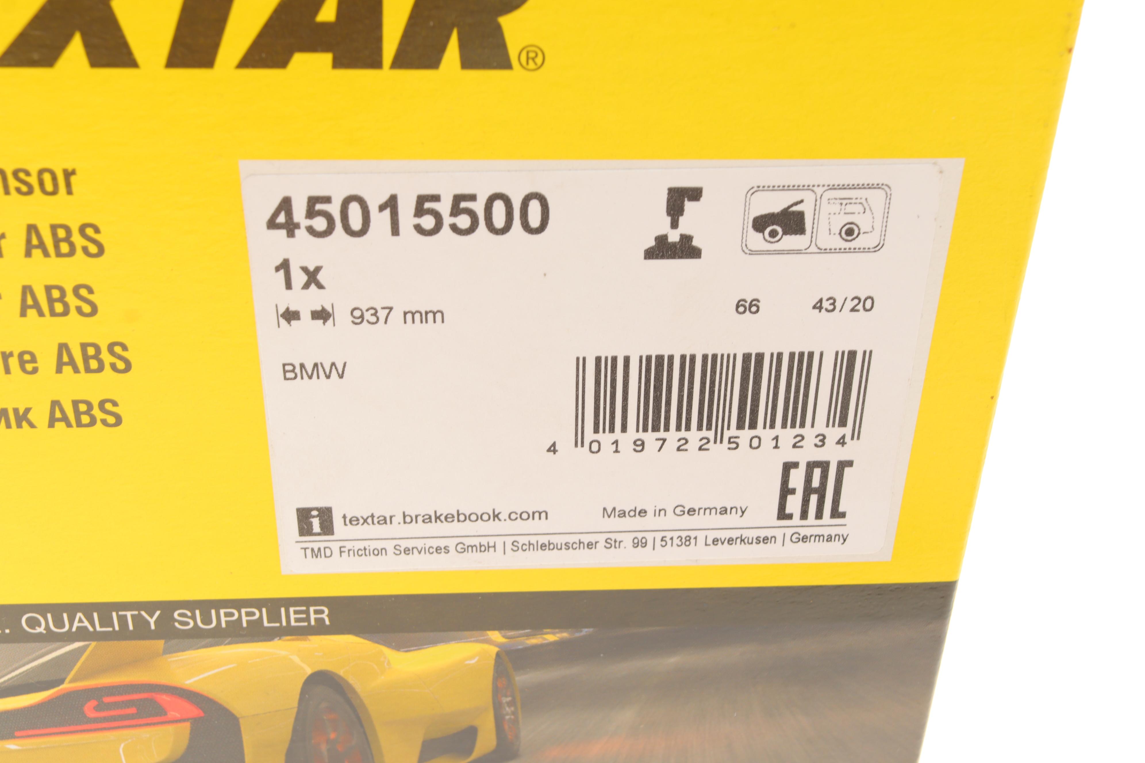 Датчик ABS (передній) BMW 5 (F10)/7 (F01/F02/F03/F04) 2.0-4.4 09-18 (L=937mm)