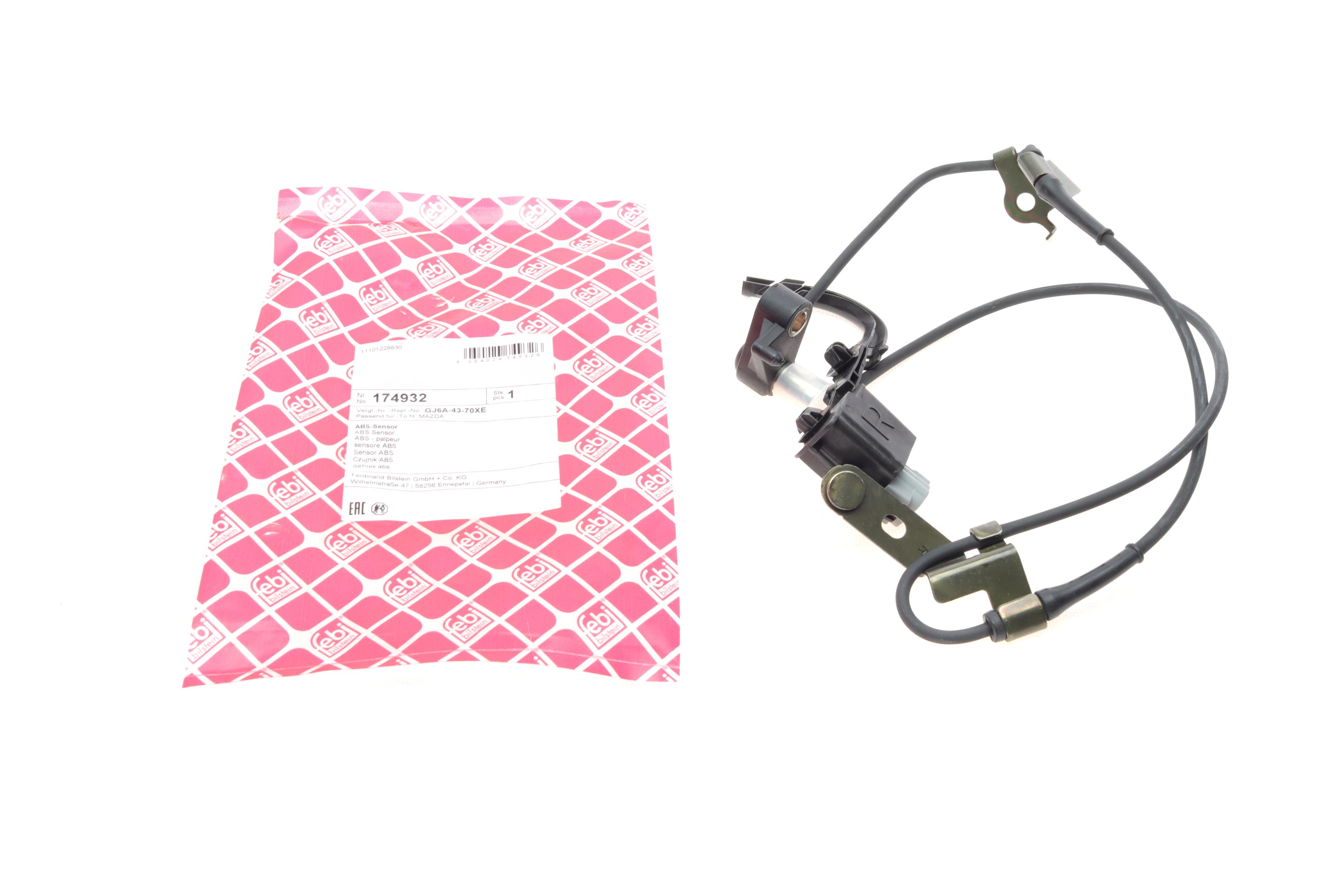 Датчик ABS (передній) Mazda 6 02-07 (R)