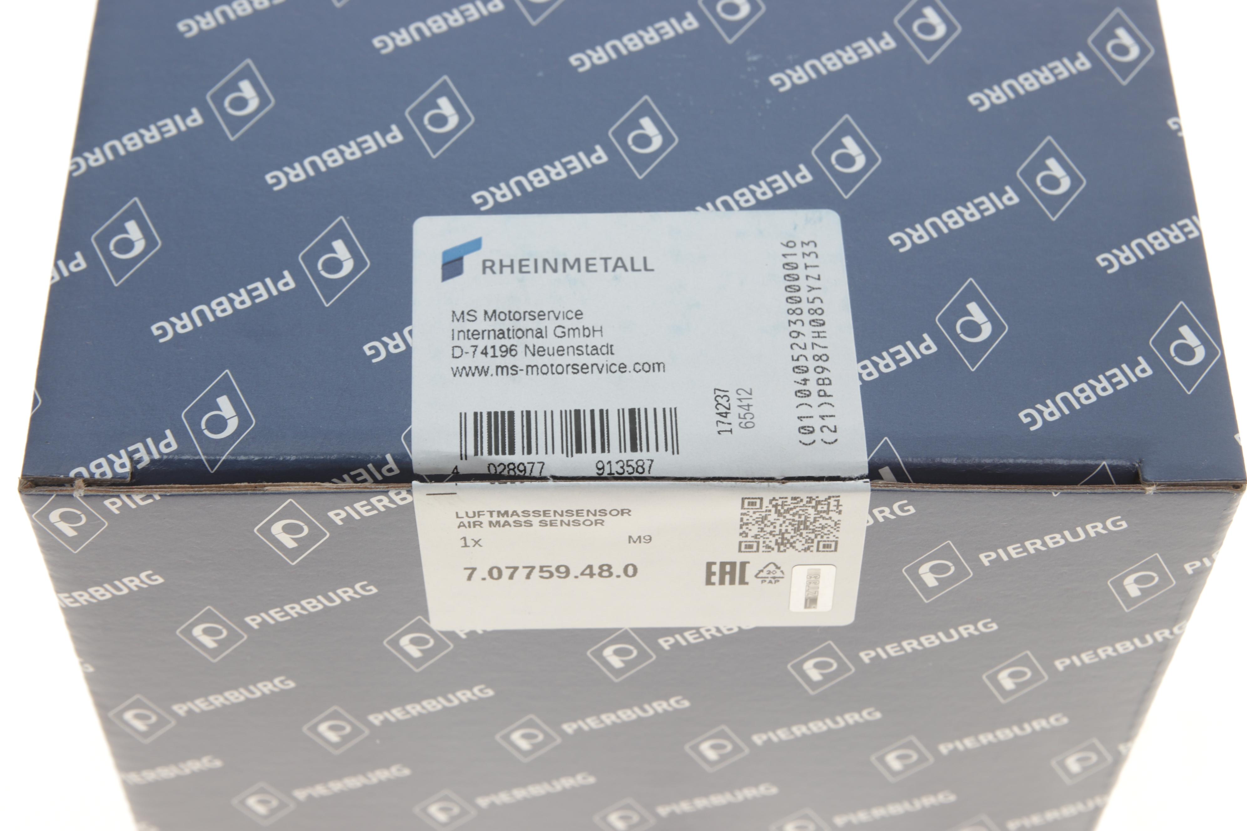 Витратомір повітря Renault Duster 1.5dCi 10-20/Trafic 2.0dCi 01-14