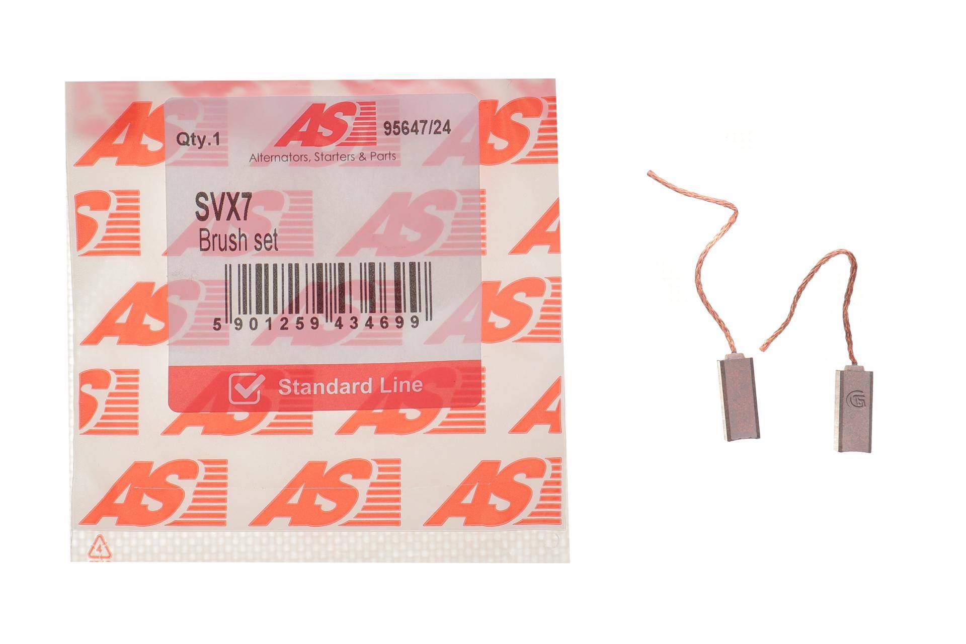 Щітки генератора Peugeot/Renault (6, 3x4, 5x15.5) (STANDARD LINE)