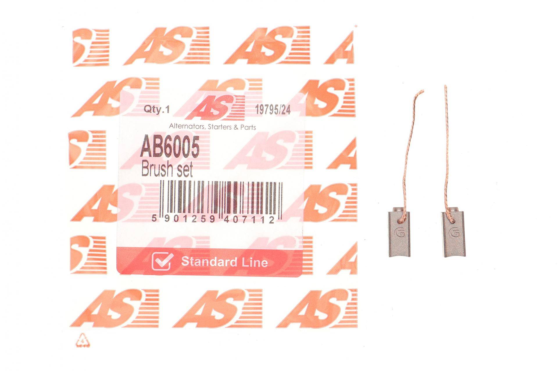 Щітки генератора (12V) (4.9x7x15) (вугільні)