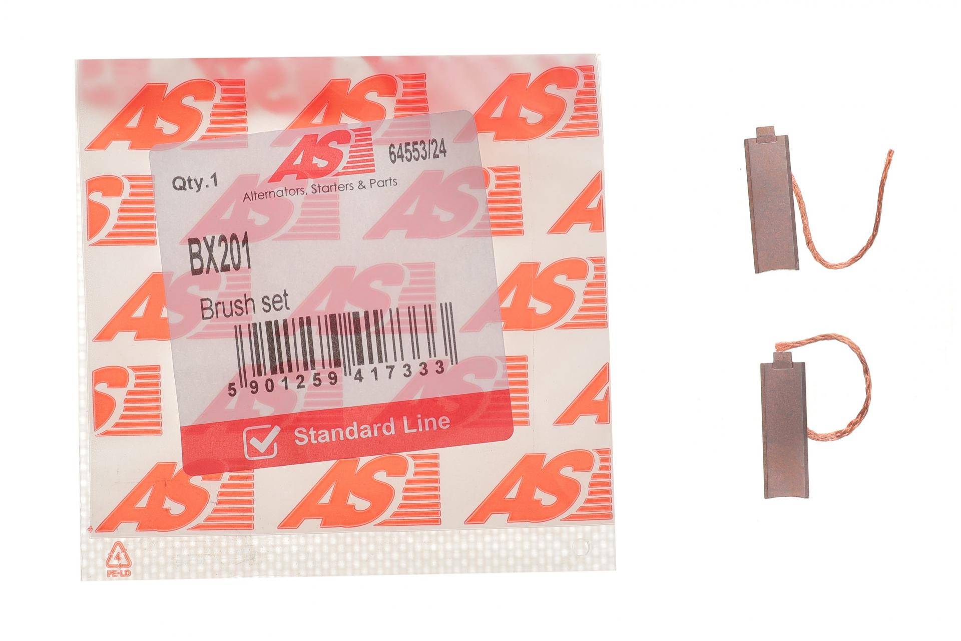 Щітки генератора (12V) (5x8x24.3) (вугільні)