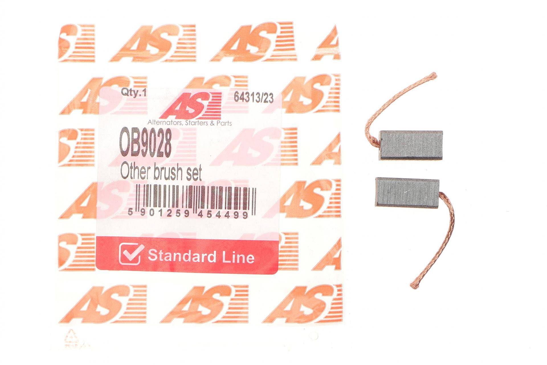 Щітки генератора (6/12/24V) (9.4x20.2x40.5) (вугільні)