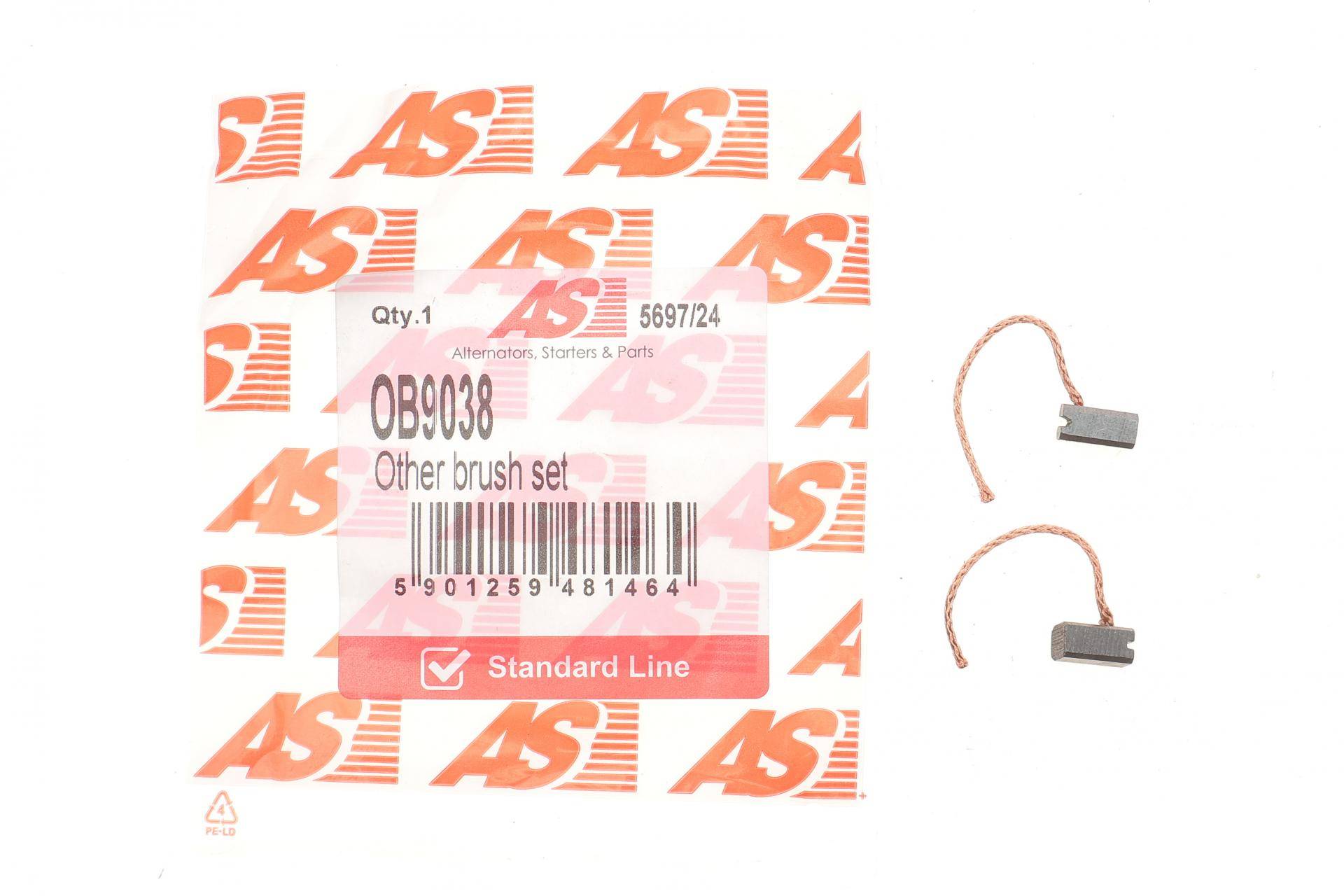 Щітки генератора (6/12/24V) (5x10x45) (вугільні)