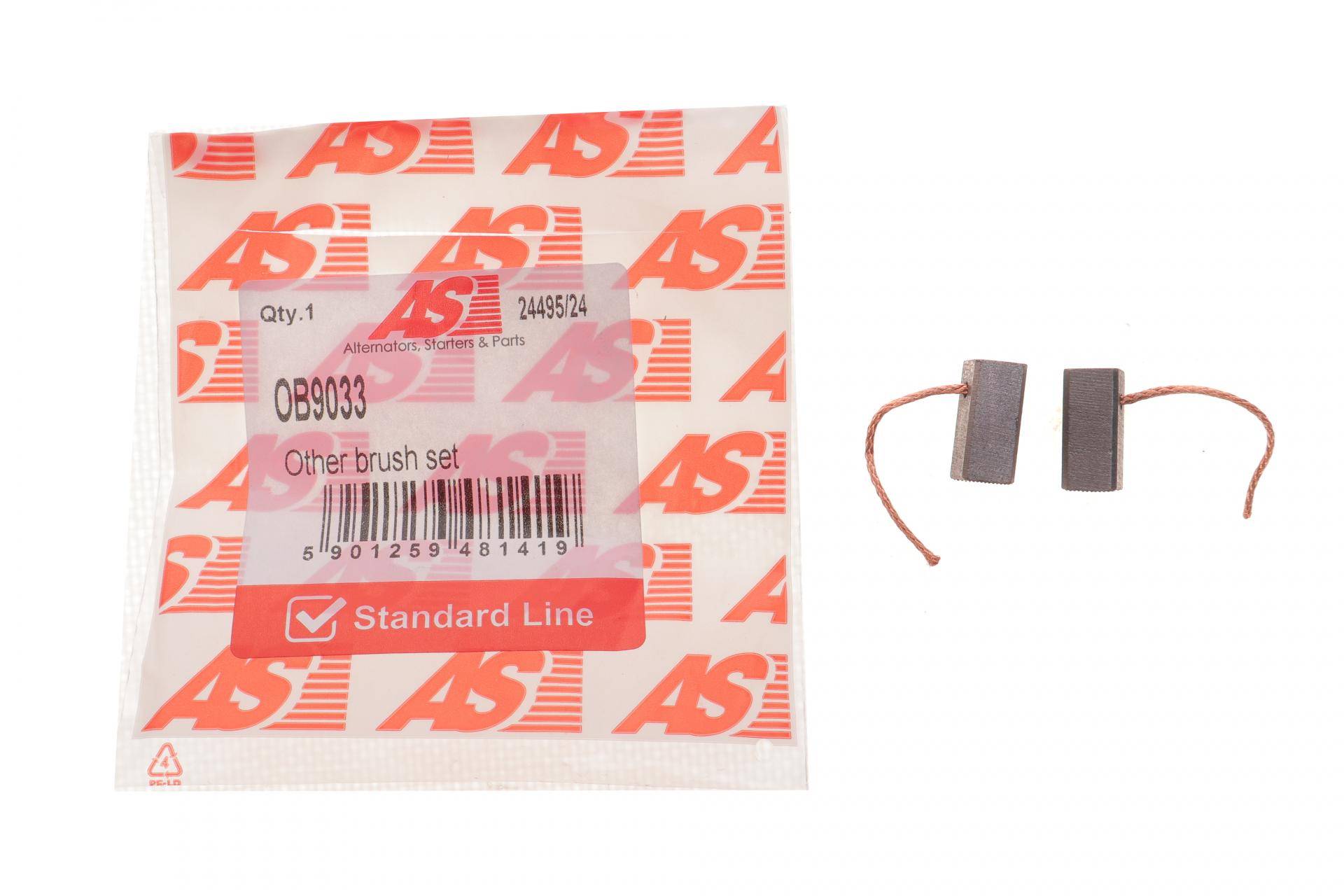 Щітки генератора (6/12/24V) (8x18.1x40.5) (вугільні)