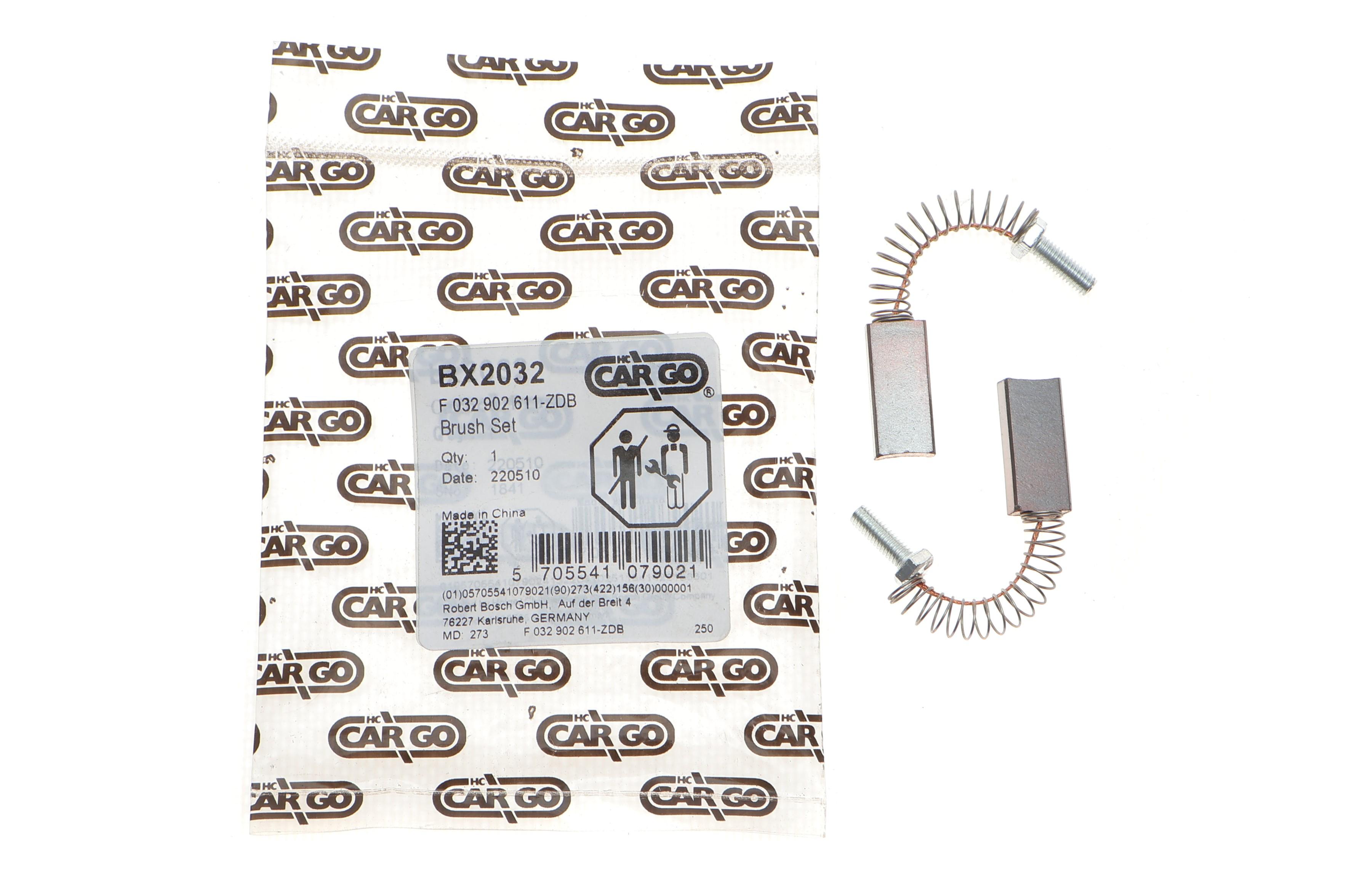 Щітки генератора (28V) (5x10x21x33) (кутні) = BX2032