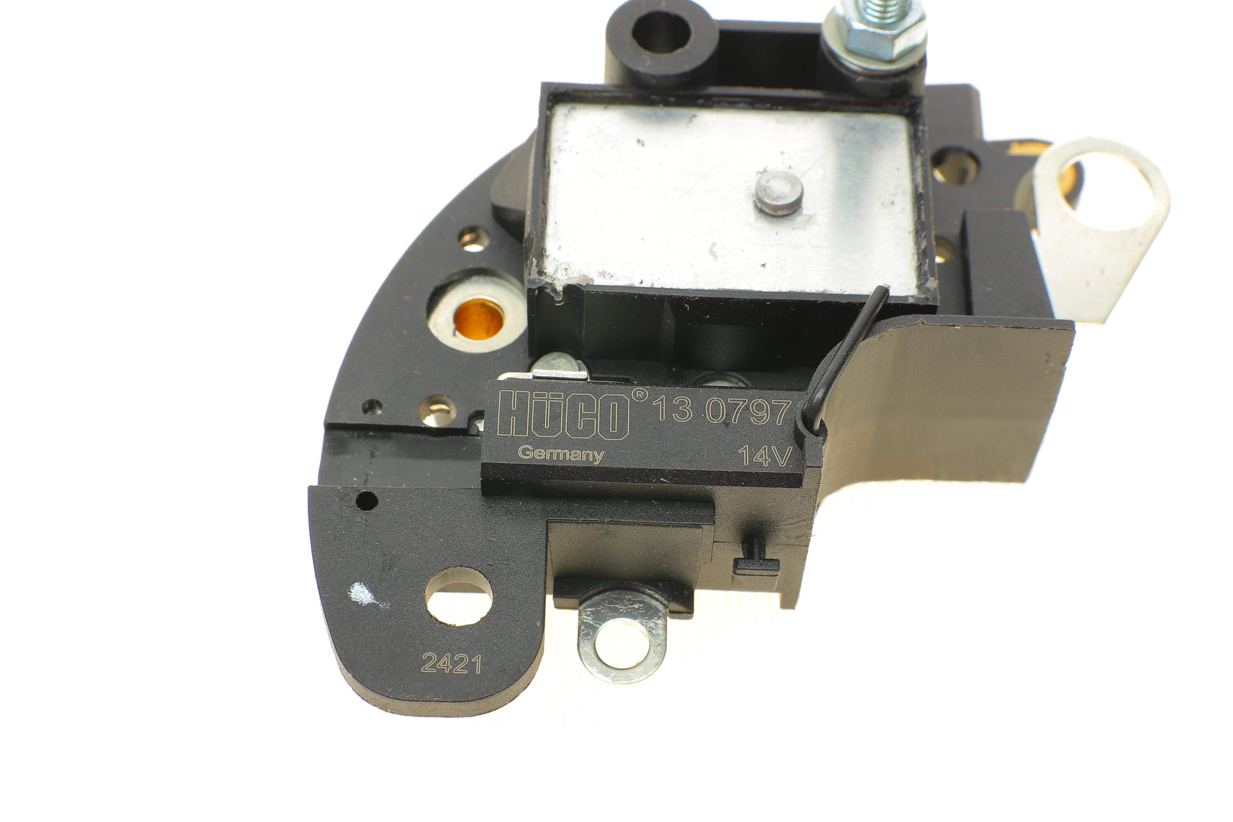 Реле генератора (14V) Fiat Doblo 1.2/1.9TD 01- (HÜCO)