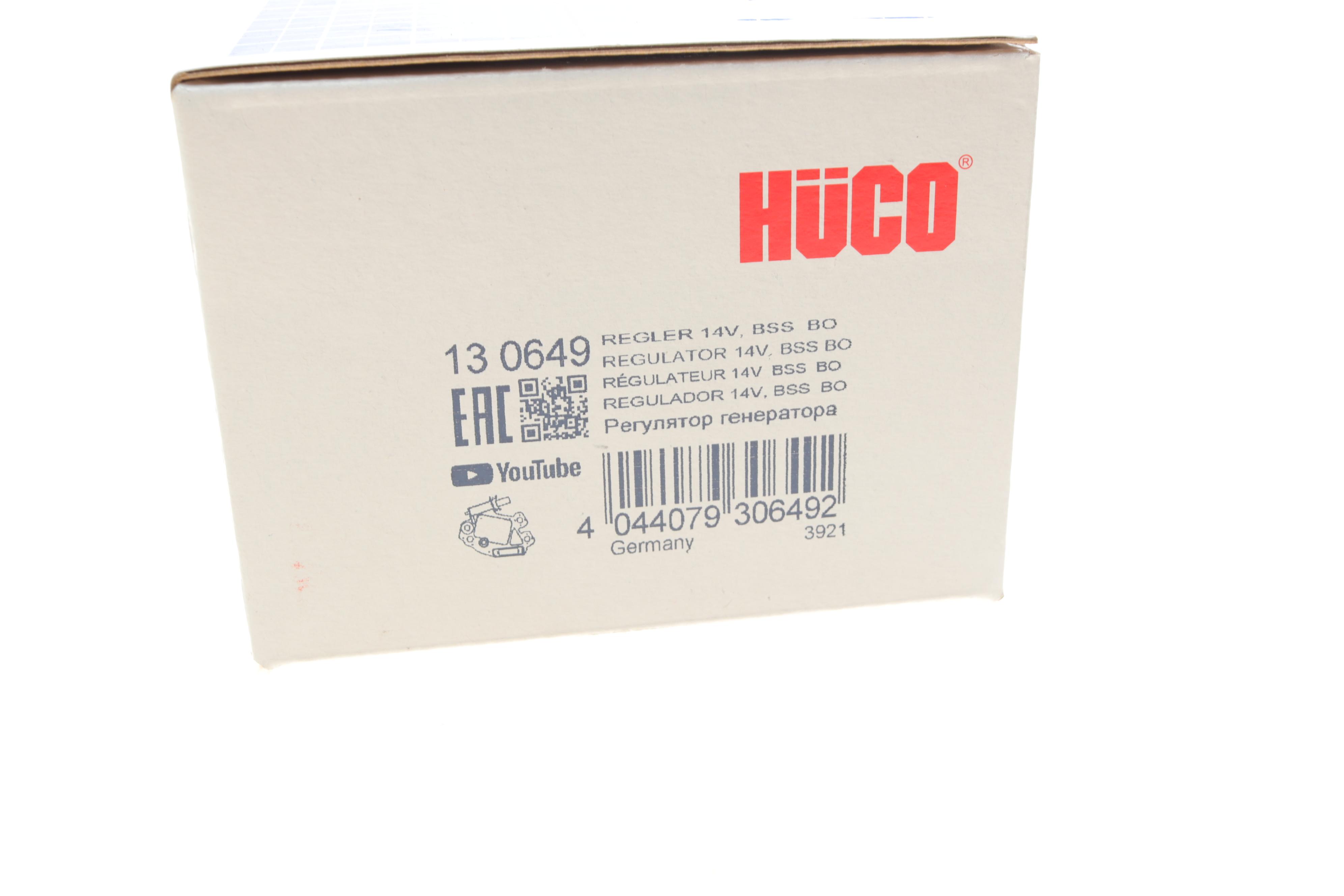 Реле генератора (180A) BMW 1 (E81/E87)/3 (E90-E93)/5 (E60/E61) 04-11 (N47) (HÜCO)