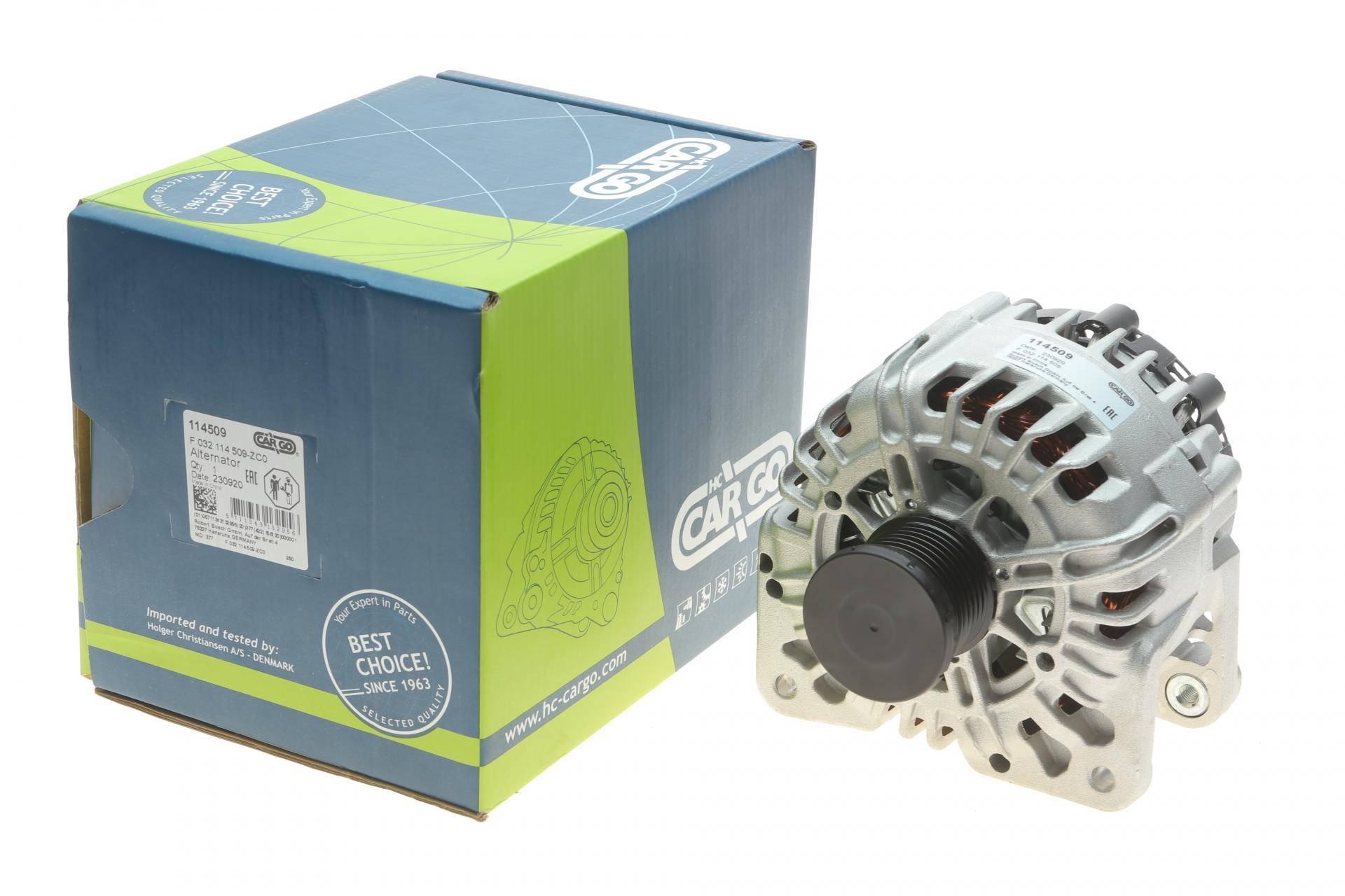 Генератор Nissan Primastar/Opel Vivaro/Renault Espace/Laguna/Trafic 2.0dCi 06- (14V/150A) = 114509