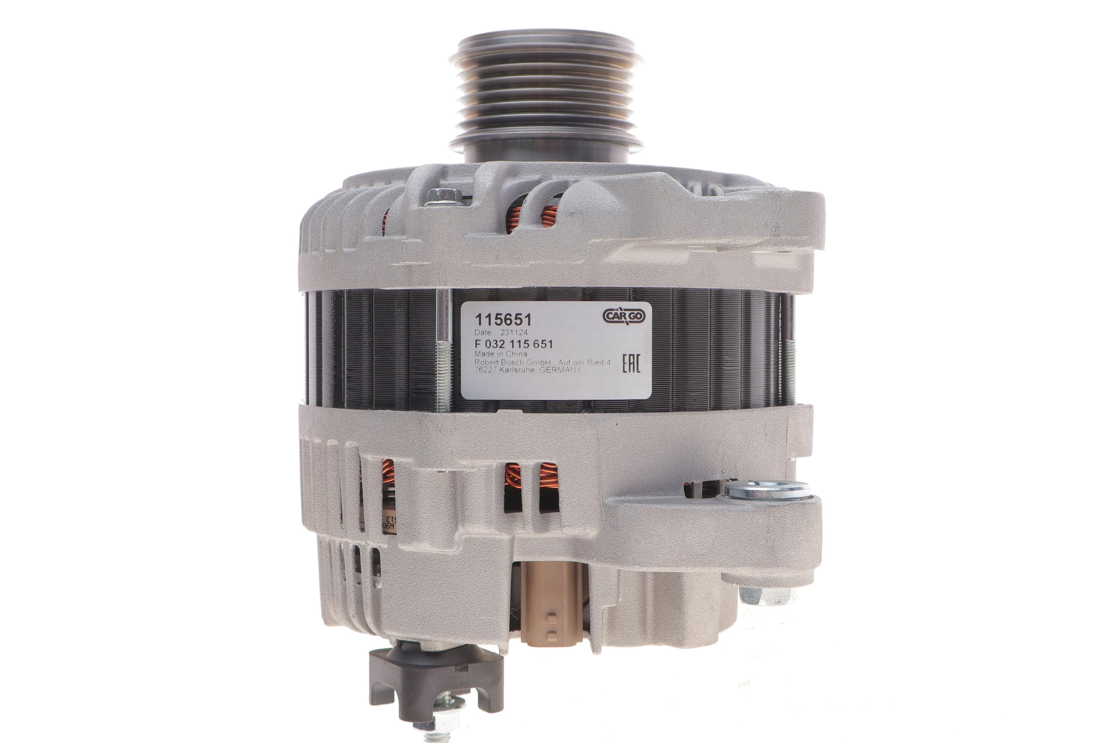 Генератор Renault Megane II/III/Scenic II/III 1.5 dCi 05-16 (14V/210A) (K9K) = 115651