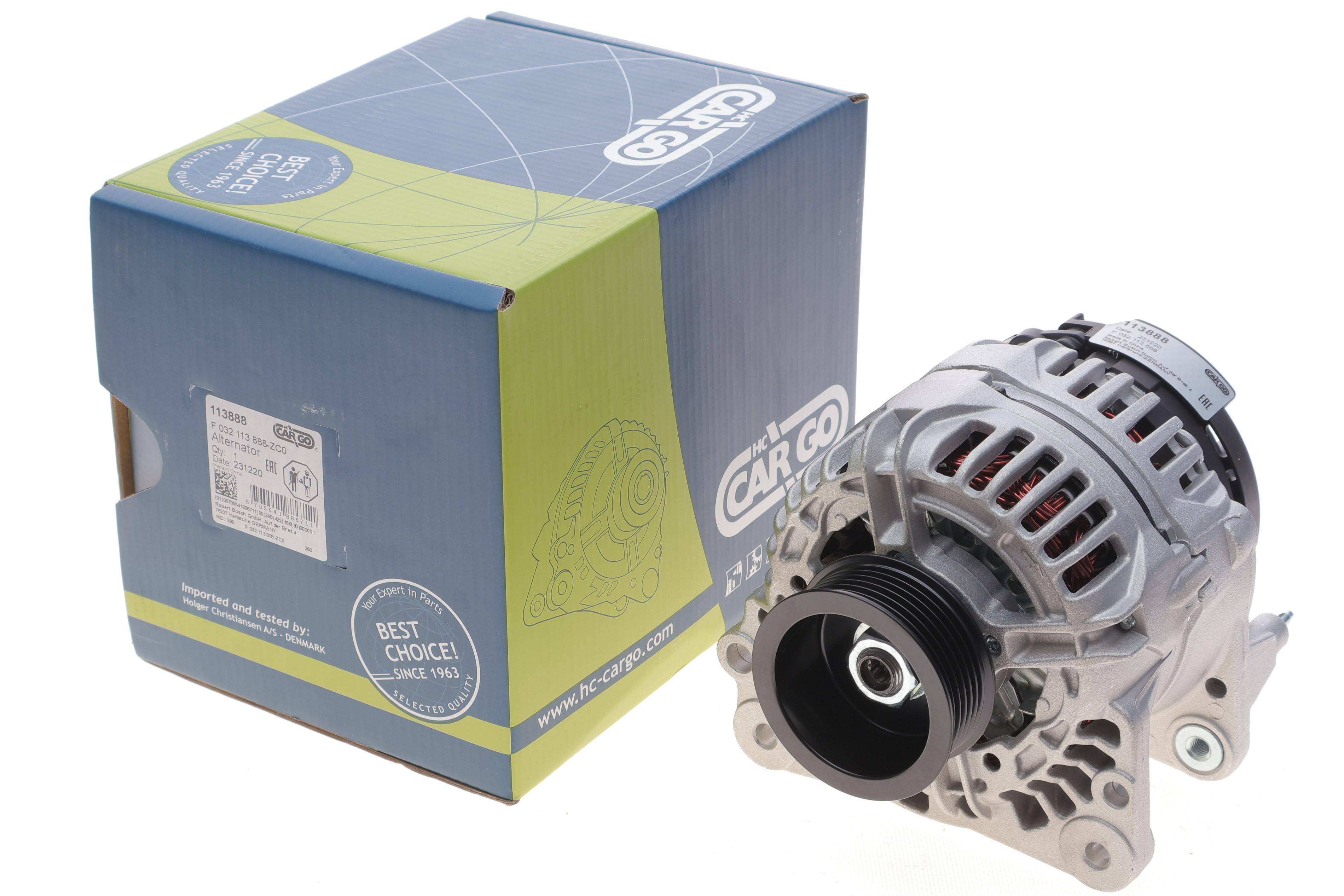 Генератор Audi A2/A3/Skoda Fabia/Octavia/VW Caddy/Golf 1.9TDI /MB Vito 1, 4-3, 2 96- (14V/90A) = 113