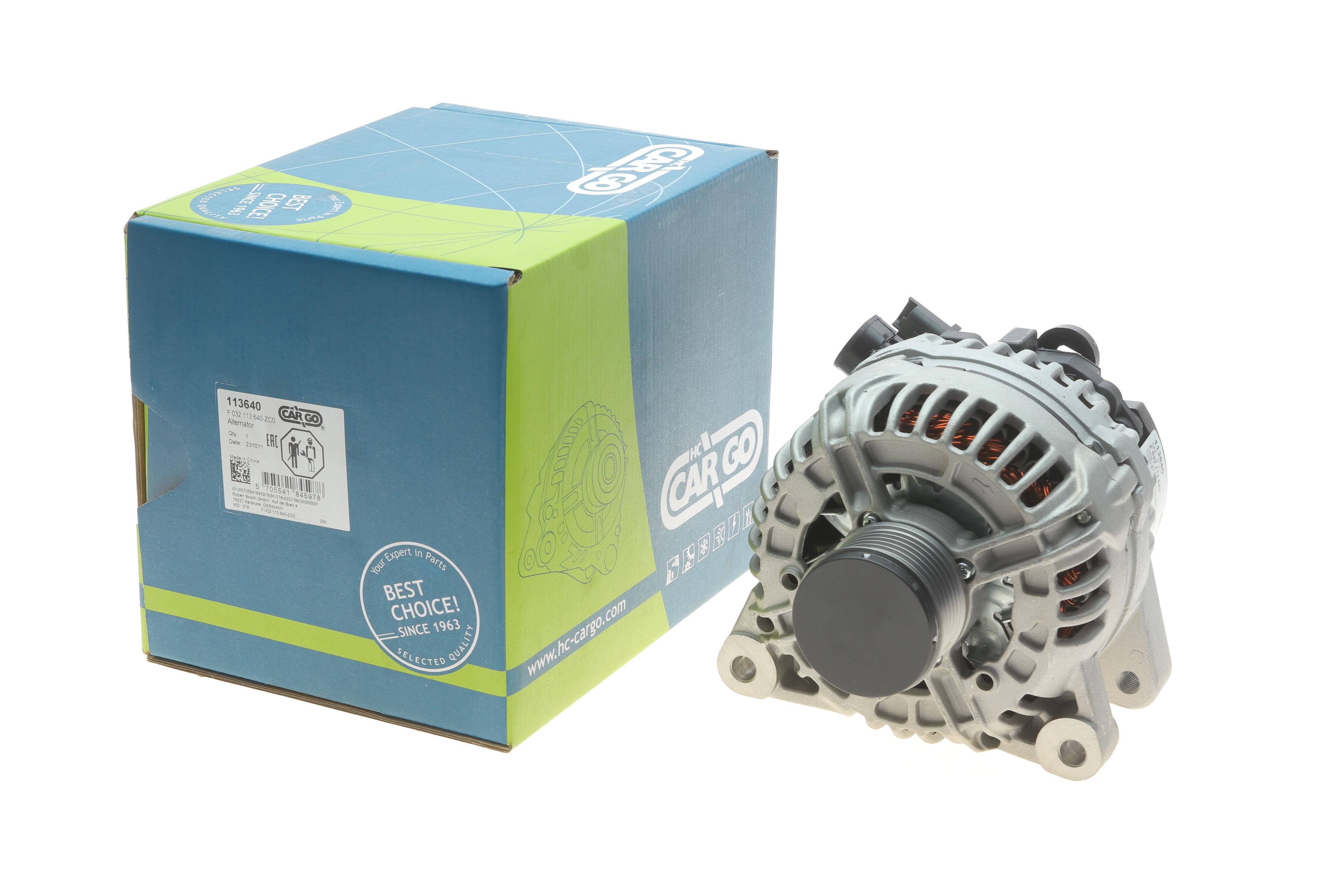 Генератор Citroen Berlingo/Peugeot Boxer/Expert/Partner 1.6/2.0/2.2 HDi 99-11 (14V/150A) = 113640