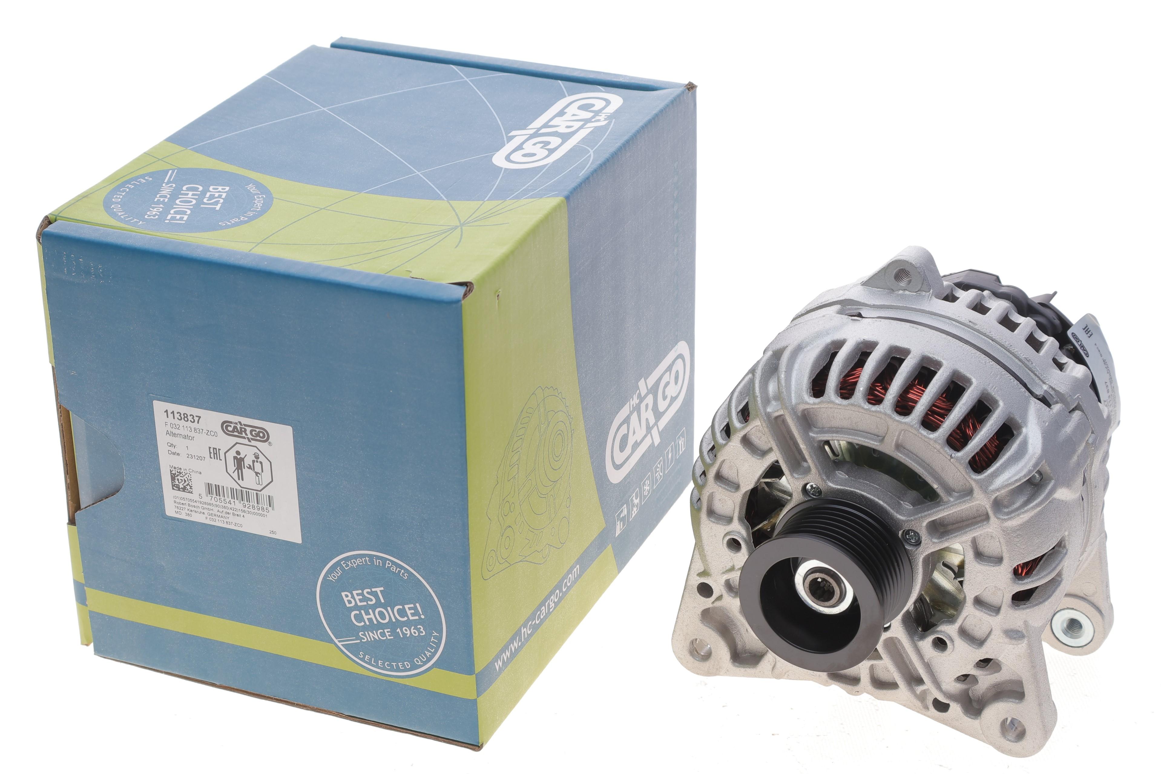 Генератор Opel Movano/Renault Megane/Laguna/Master 2.2DTI/2.5dCi 04- (14V/150A) = 113837