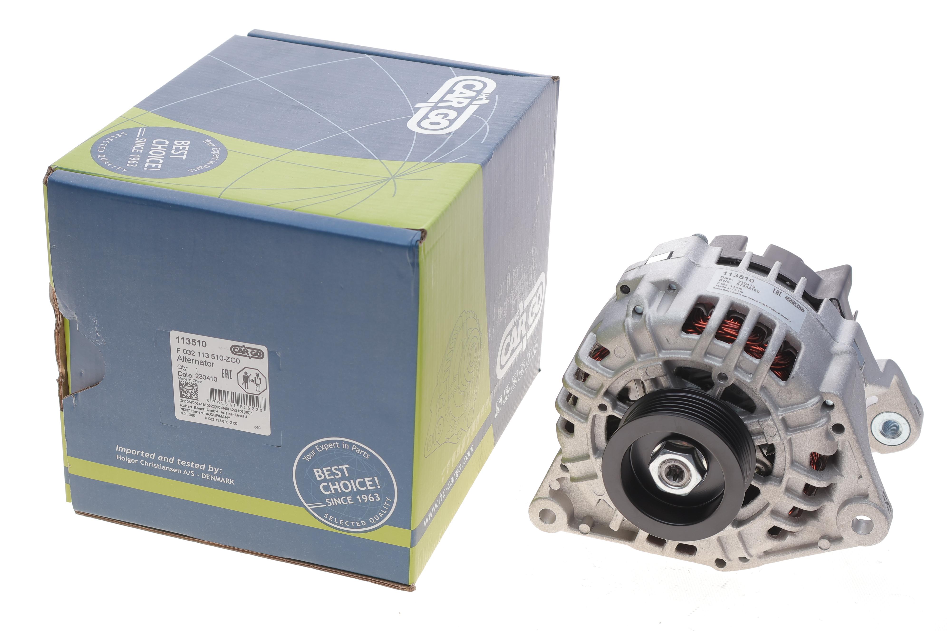 Генератор Skoda Superb 2.5 TDI 03-08/VW Passat 2.8 96-05 (14V/140A) = 113510