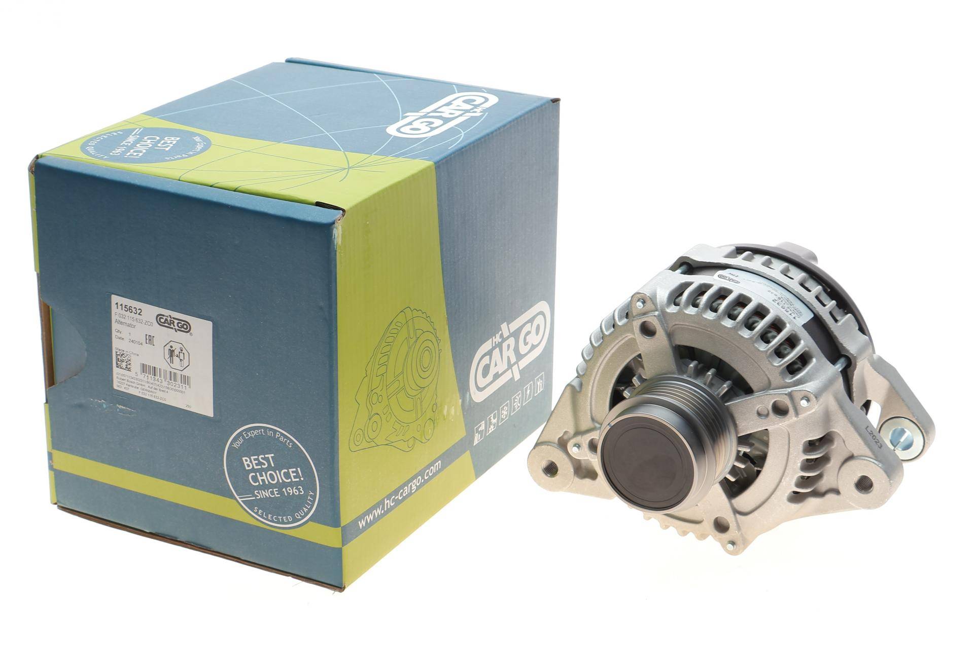 Генератор Hyundai Santa Fe/Kia Sorento 2.2 CRDi 09-18 (14V/150A) = 115632