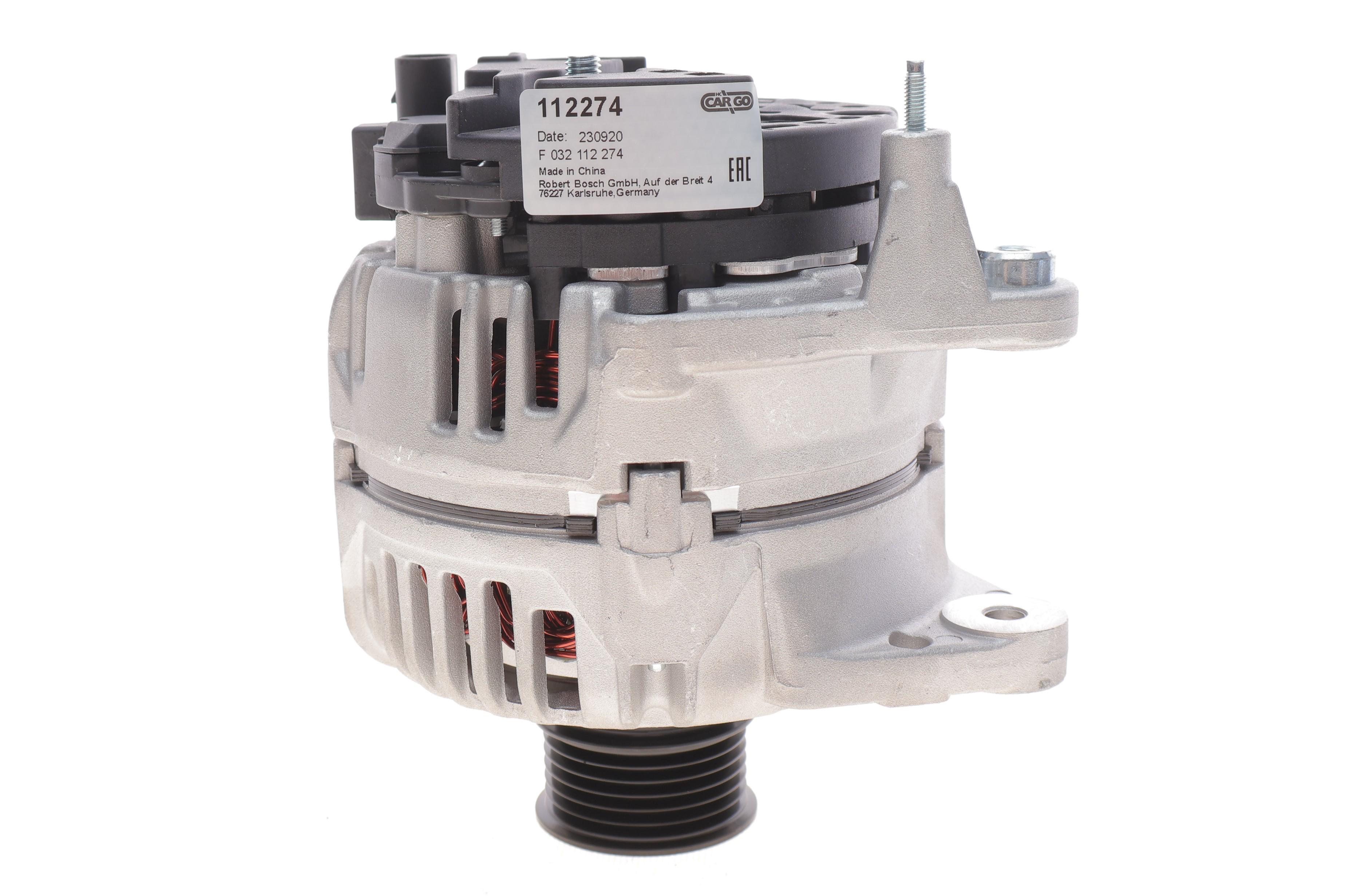 Генератор VW Caddy 1.4 95-04/Golf 1.4-1, 6/1.9 TDI 00-01/T4 2.0 90-03 (14V/90A) = 112274
