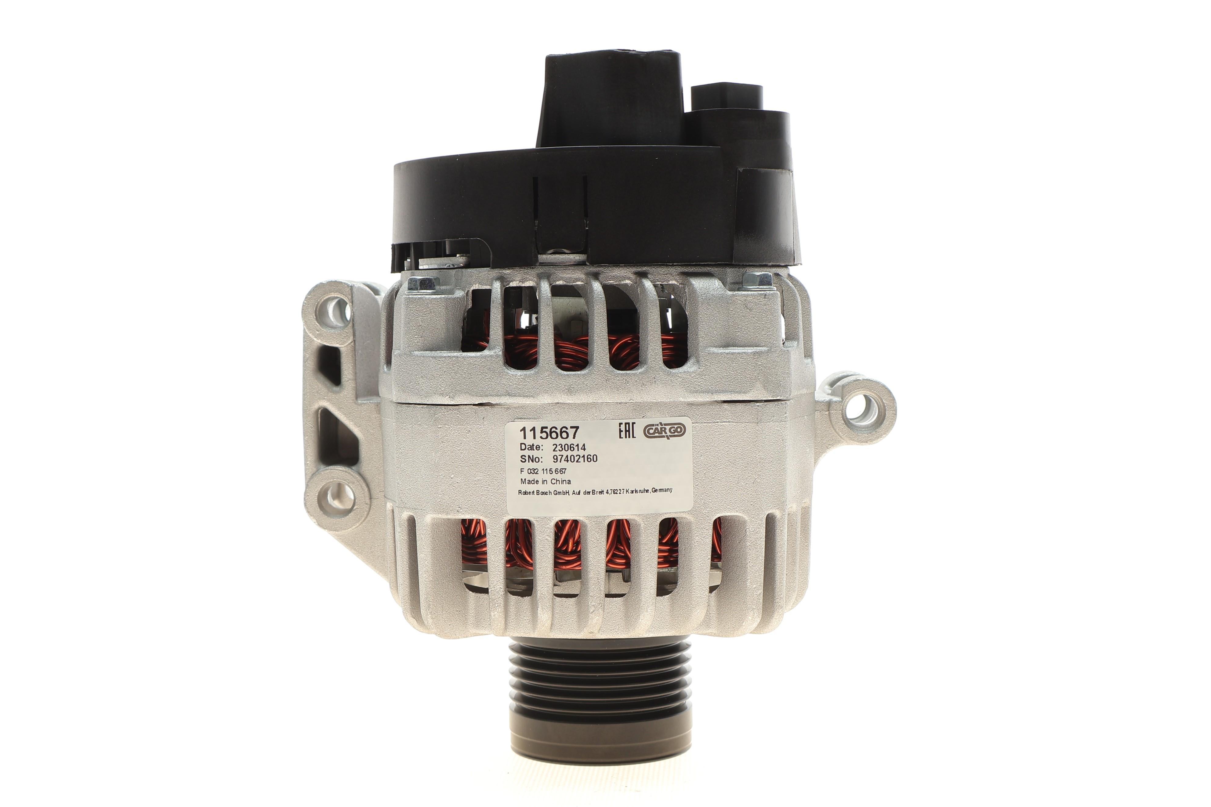 Генератор Fiat Doblo 13-/Punto 1.3D Multijet 12- (14V/120A) = 115667