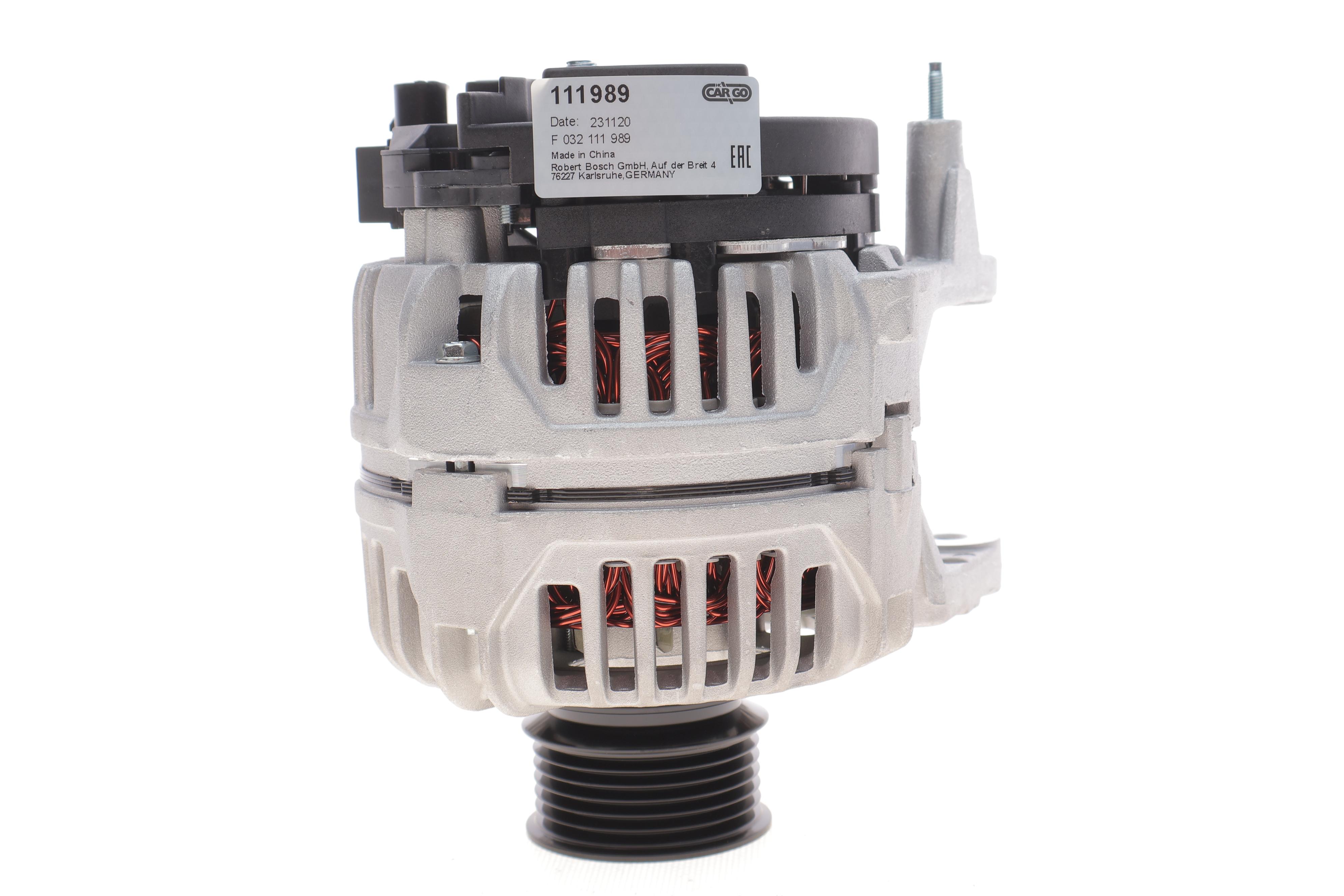 Генератор Audi A2/A3/Skoda Fabia/Octavia/VW Caddy/Golf 1.4-2.0 96-12 (14V/90A) = 111989