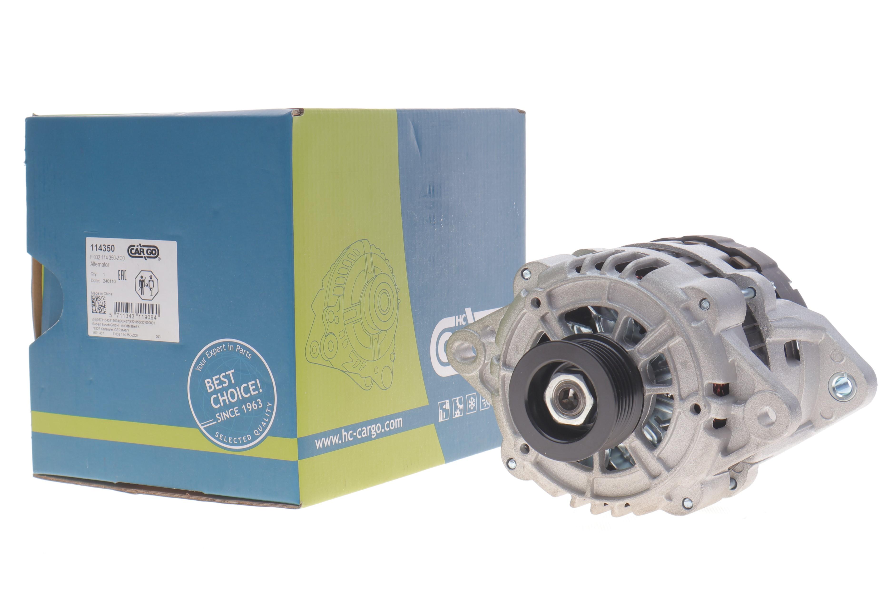 Генератор Chevrolet Aveo/Daewoo Lacetti/Nubira 1.4/1.6 03- (14V/85A) = 114350