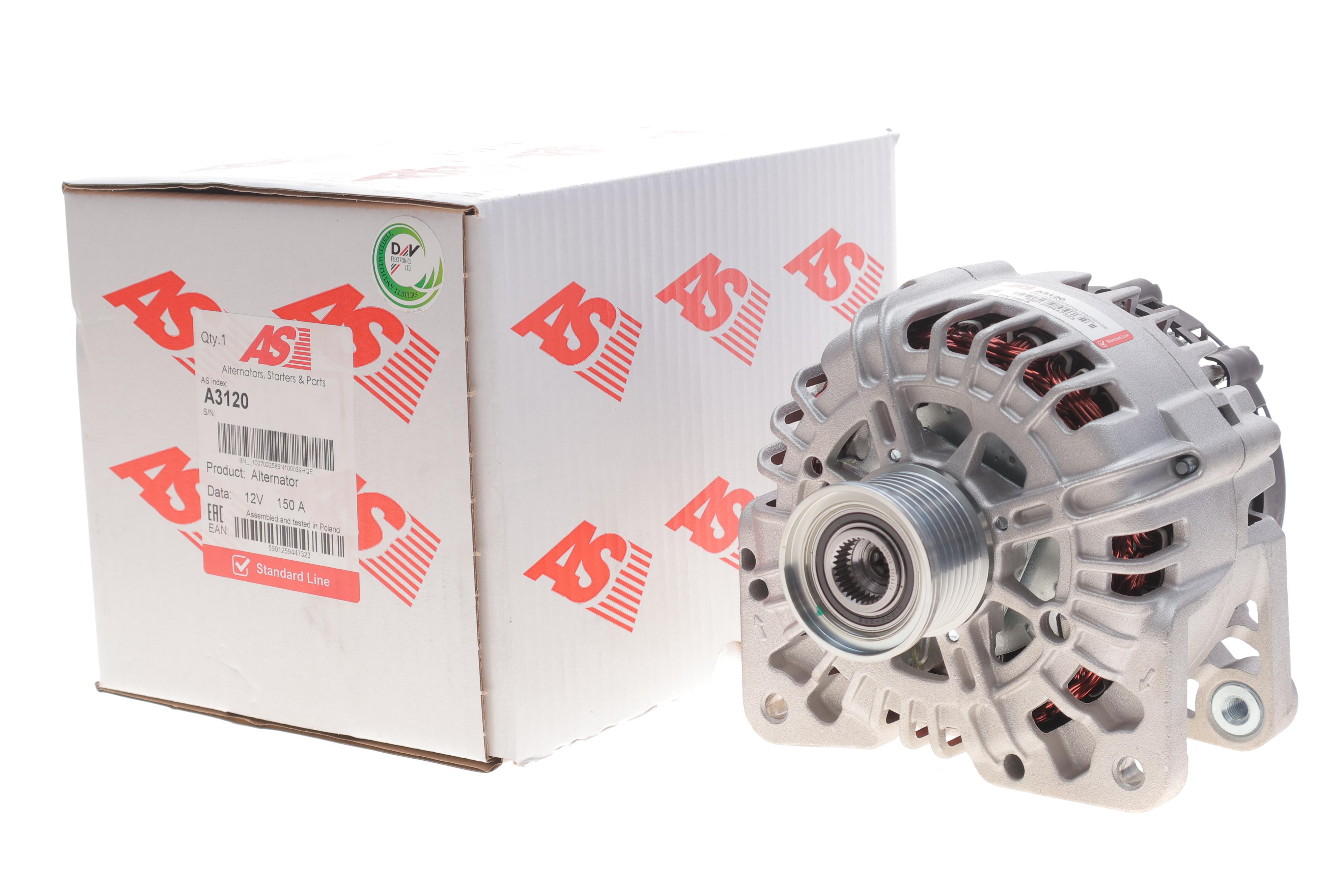 Генератор Nissan Primastar/Opel Vivaro/Renault Espace/Laguna/Trafic 2.0dCi 06- (12V/150A)