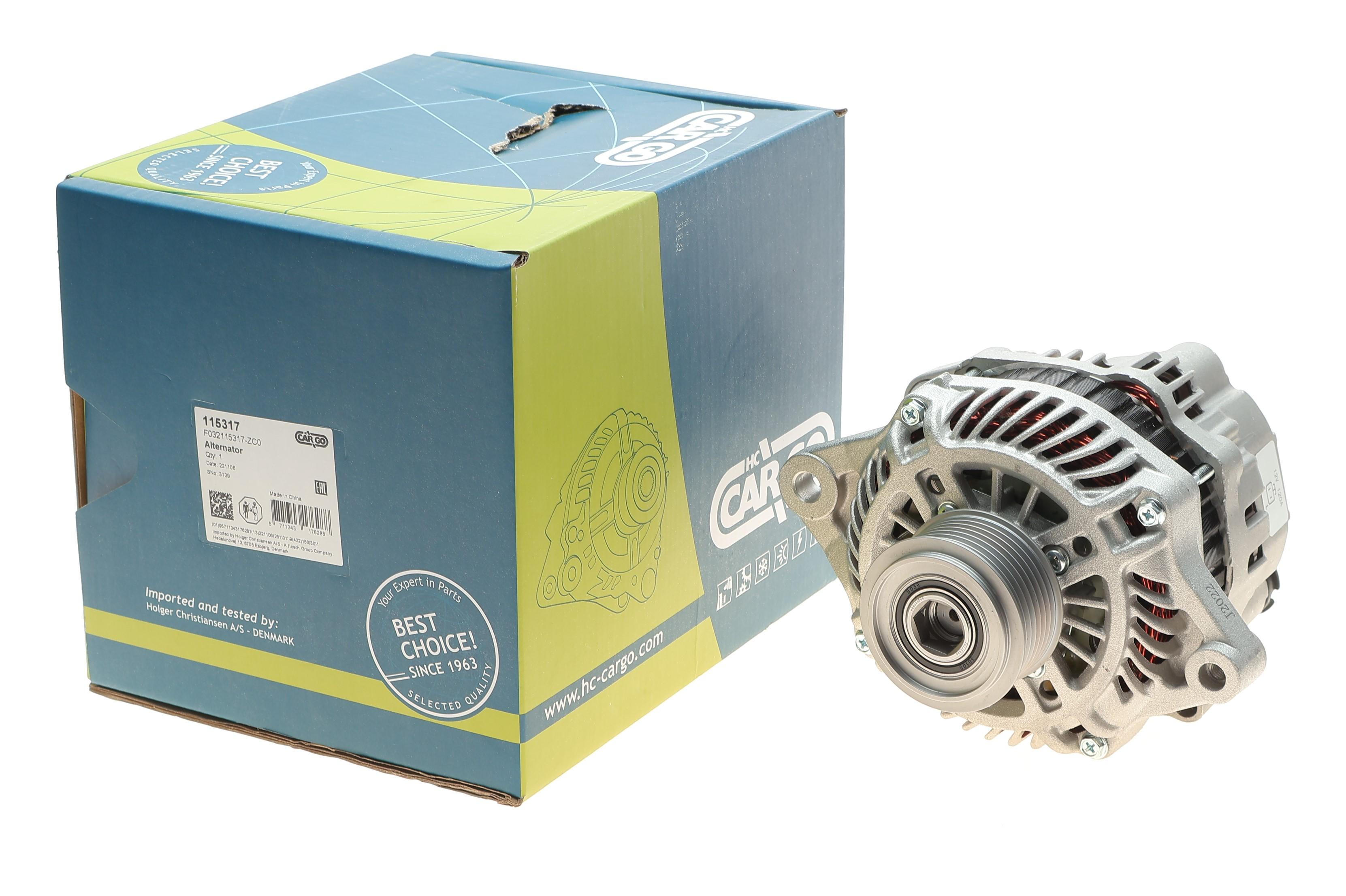 Генератор Opel Movano/Renault Master II 3.0 DTi/dCi 03- (14V/120A) = 115317