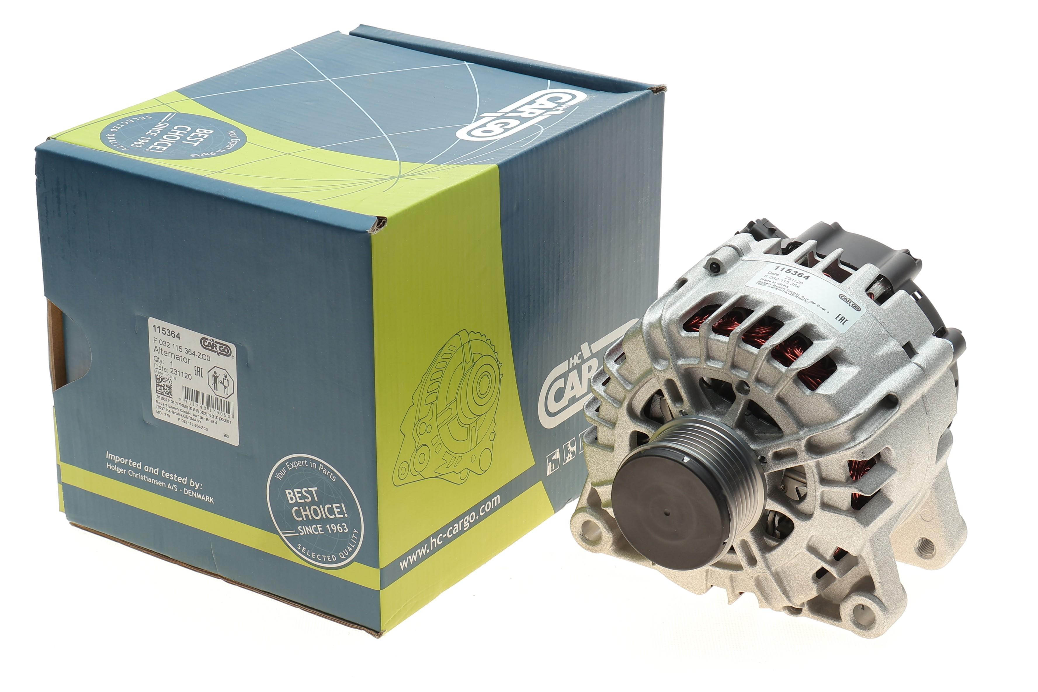 Генератор Citroen Berlingo/Fiat Scudo/Peugeot Partner 1.6-2.0 HDI 07- (14V/150A) = 115364