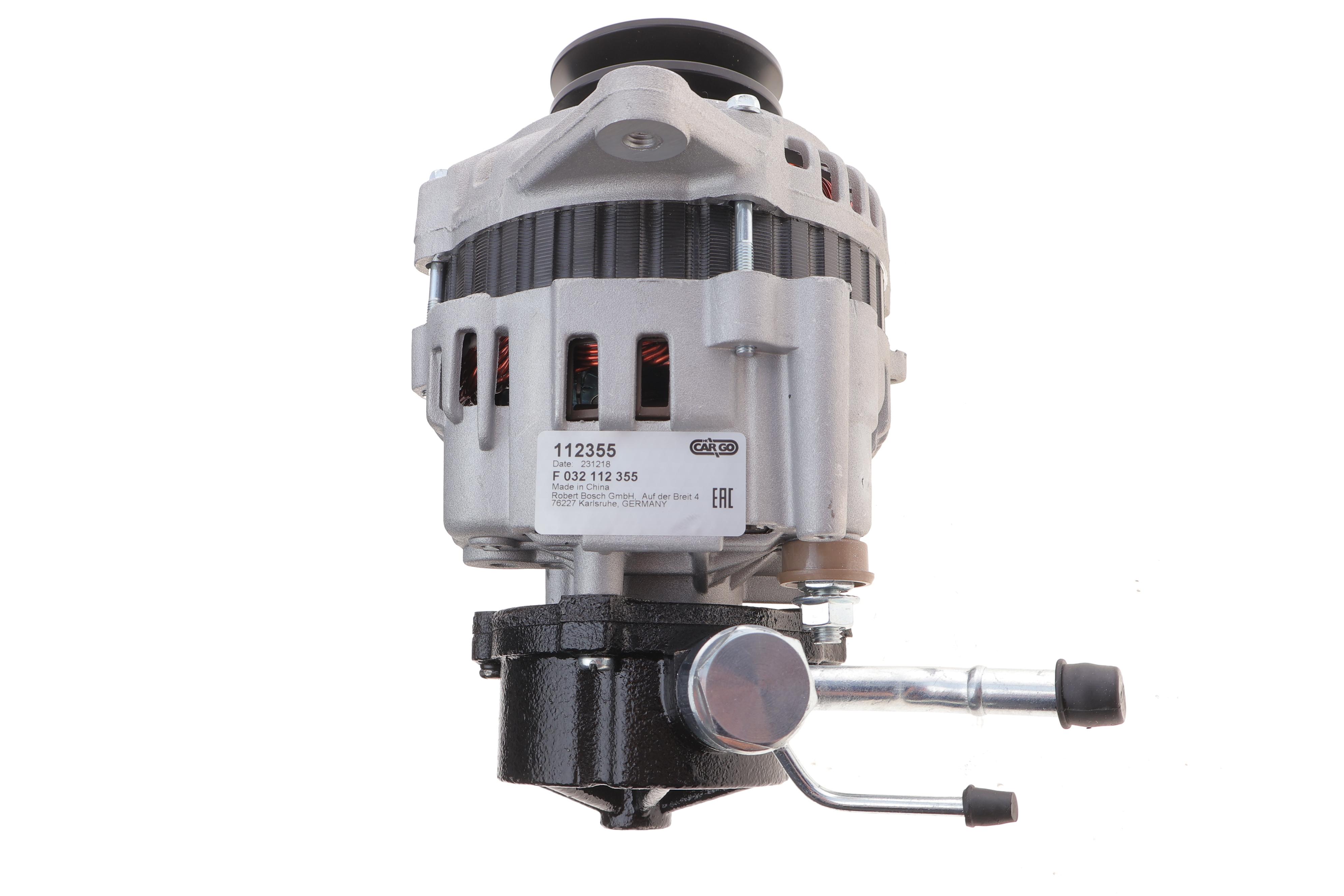 Генератор Misubishi Pajero 2.5 TD/TDi 98- (14V/80A) (вкл. вакумний насос) = 112355