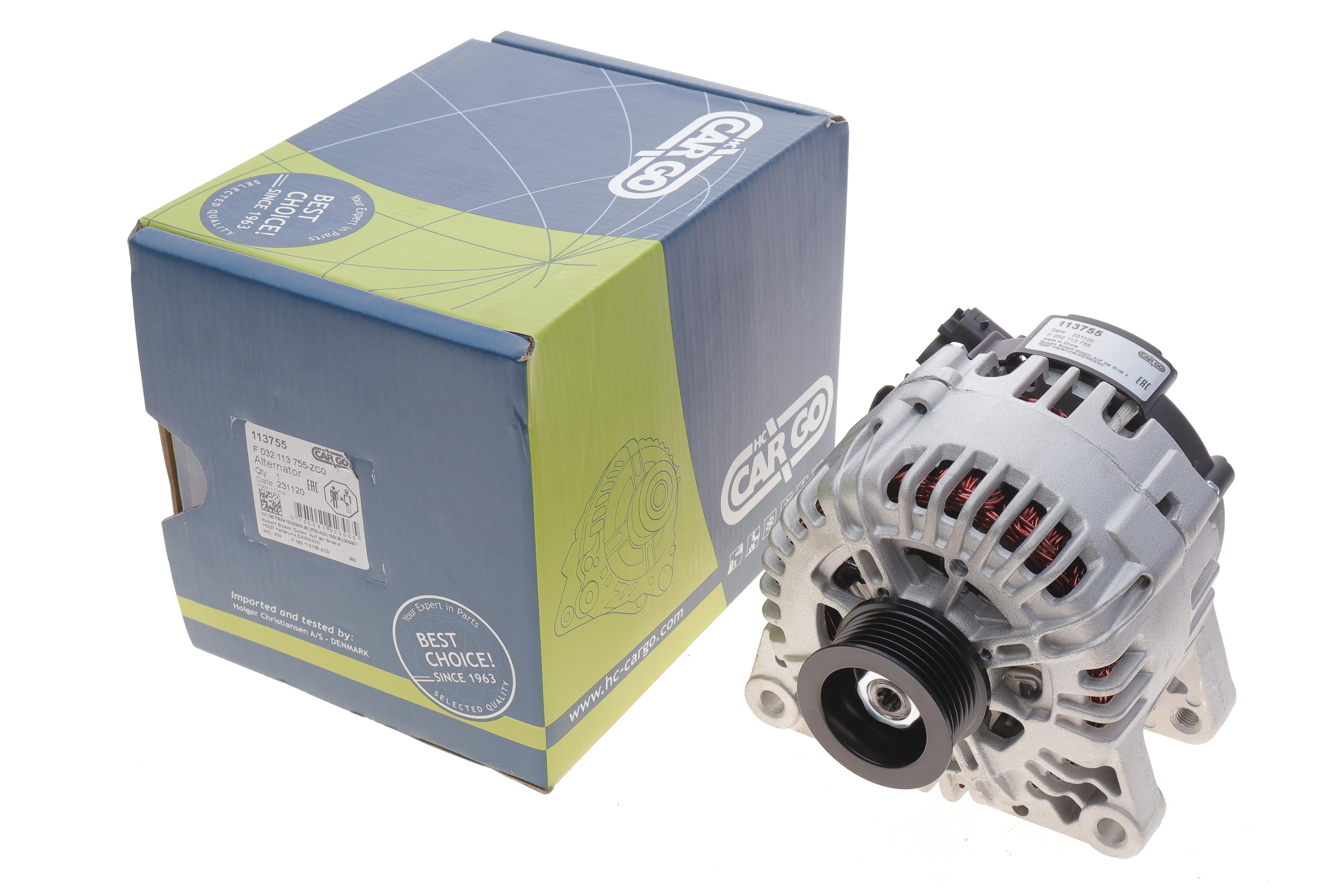 Генератор Citroen Berlingo/Peugeot Partner 2.0 HDi 99-08 (14V/150A) = 113755