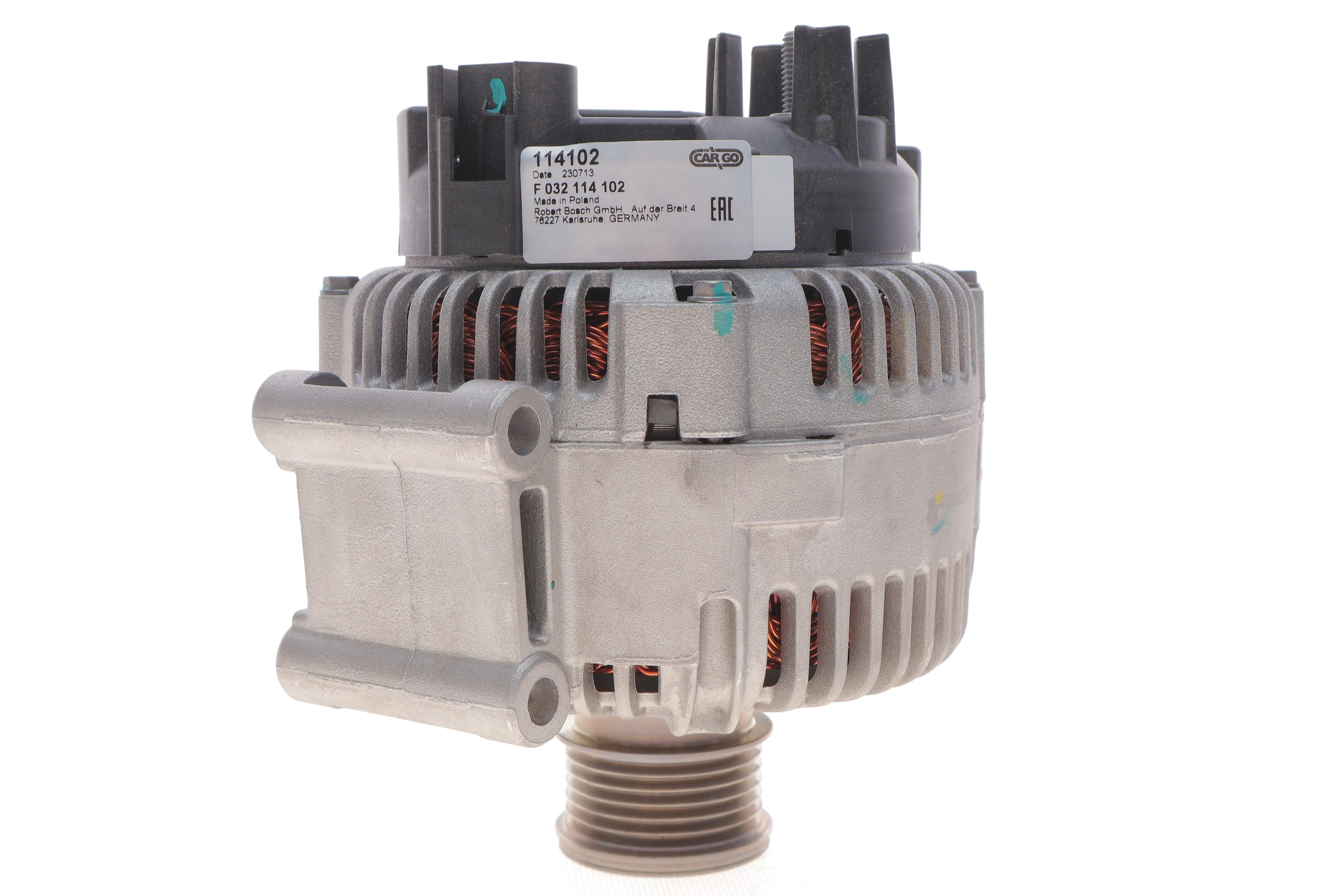 Генератор MB Sprinter 209-215CDI/309-315CDI/Vito (W639) 109-115CDI 03- (14V/180A) = 114102