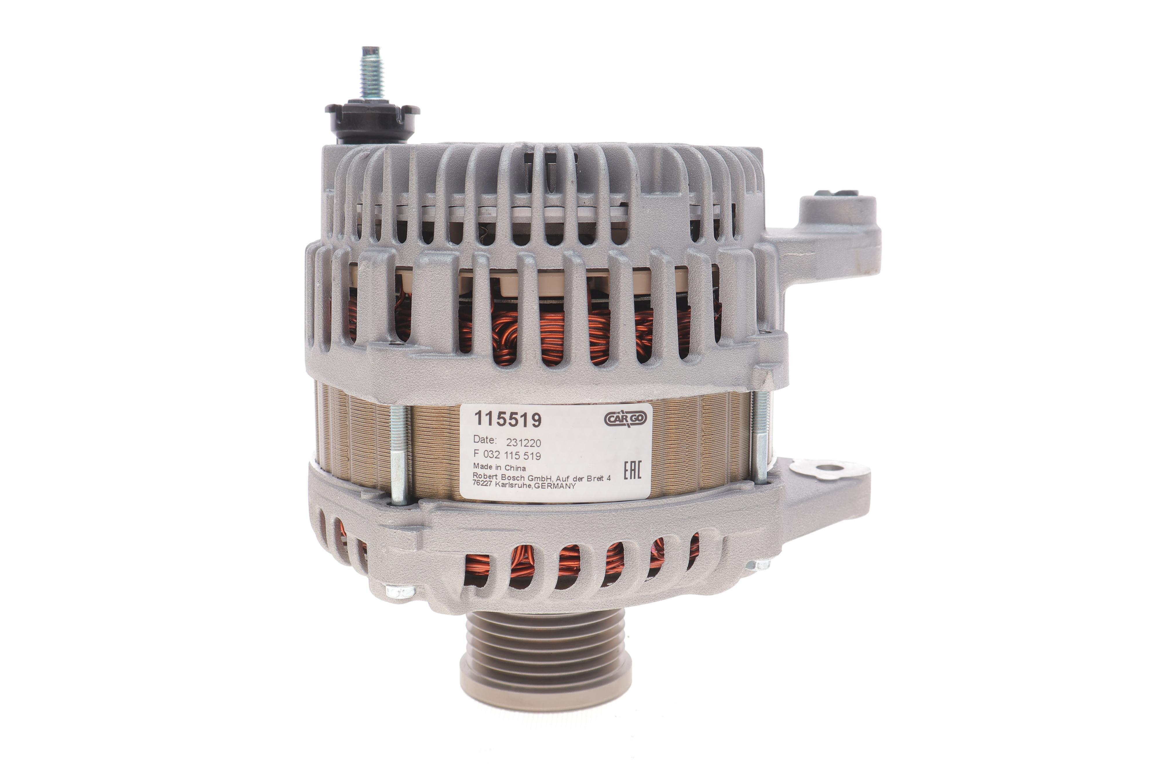 Генератор Nissan Qashqai 1.6/2.0dCi 07-13 (14V/150A) = 115519