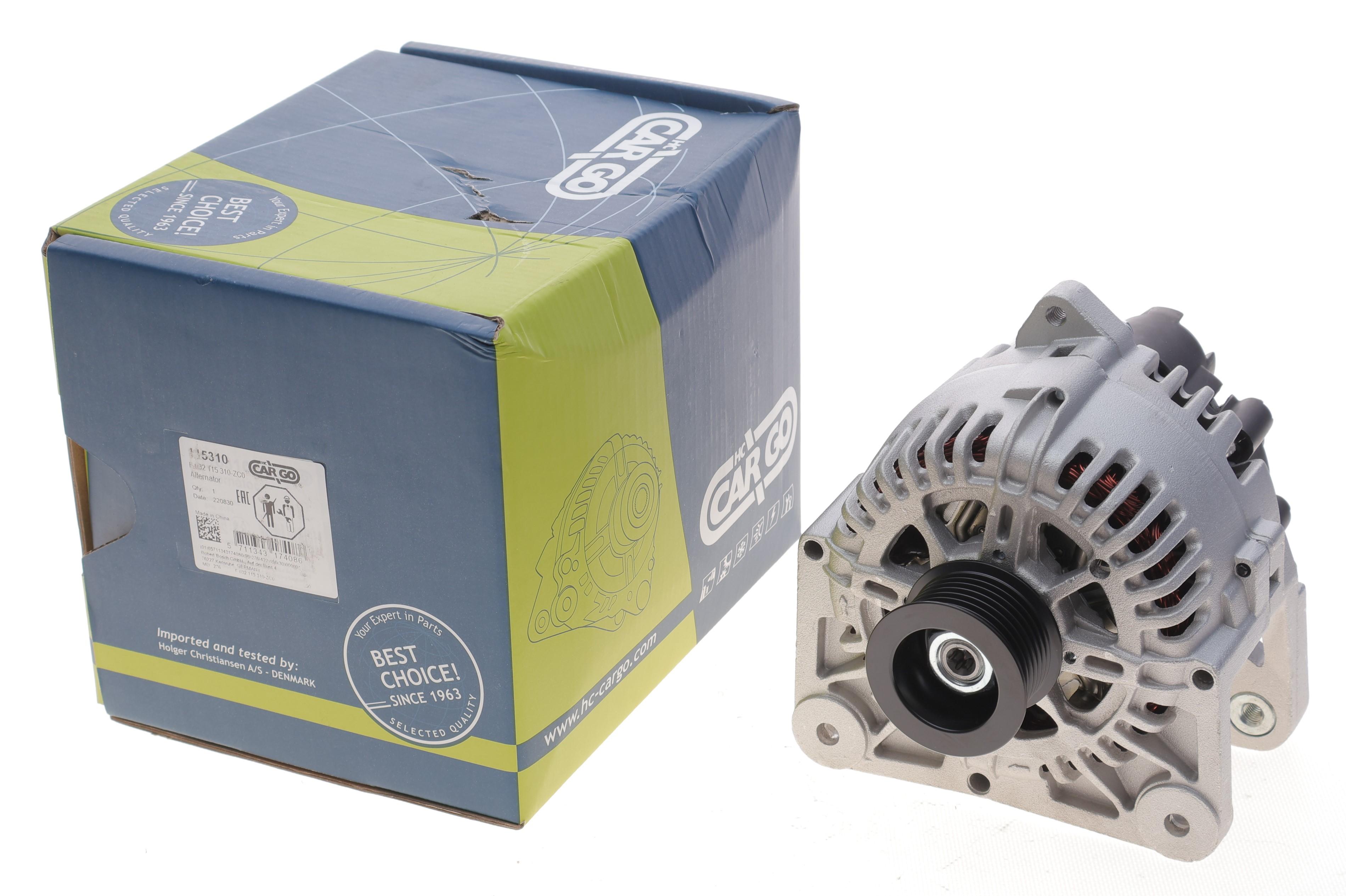 Генератор Renault Megane II 1.9 dCi 03- (14V/110A) = 115310