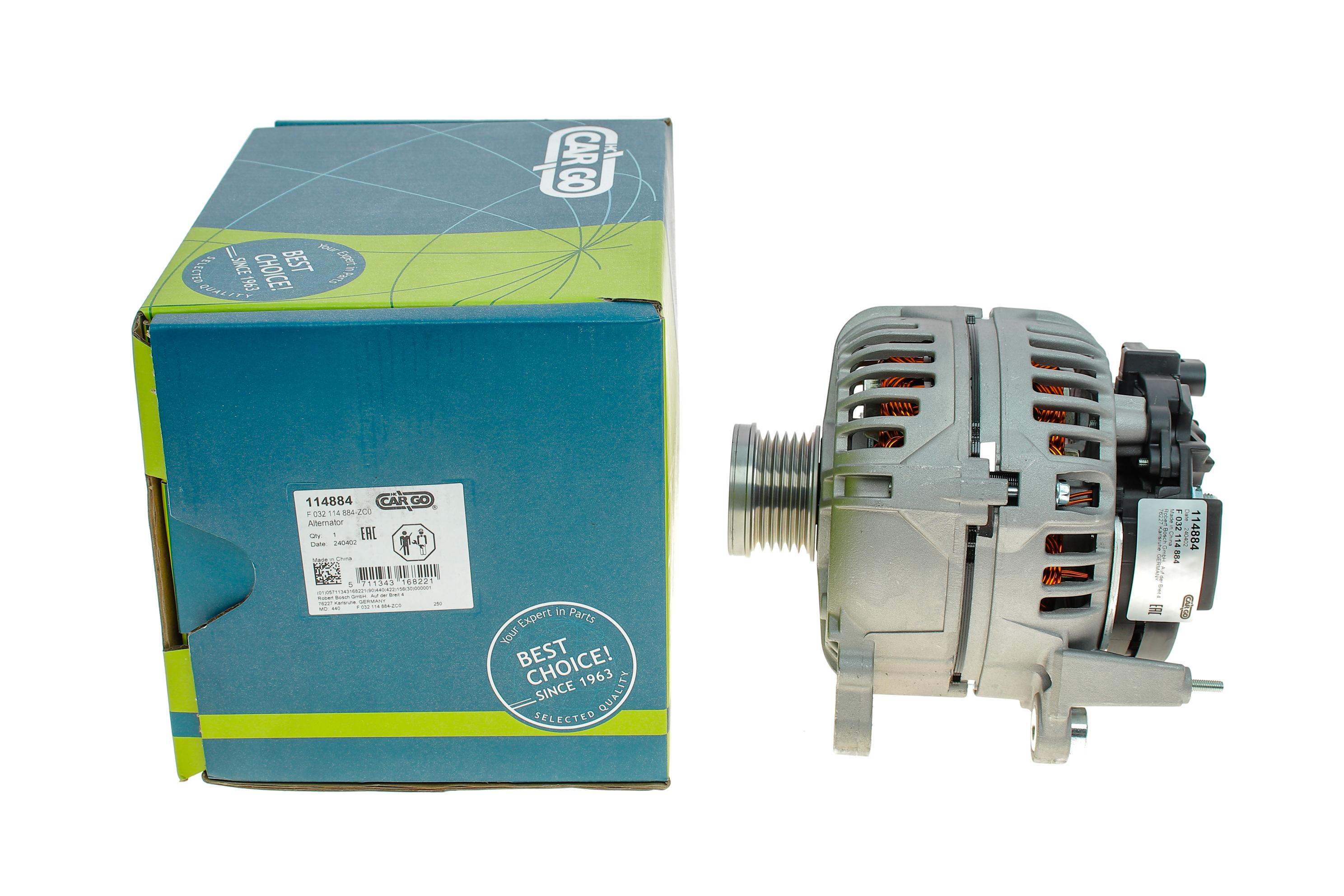 Генератор Skoda Fabia II 10-14/Octavia II 1.4 TSI 08-13 (14V/140A) = 114884