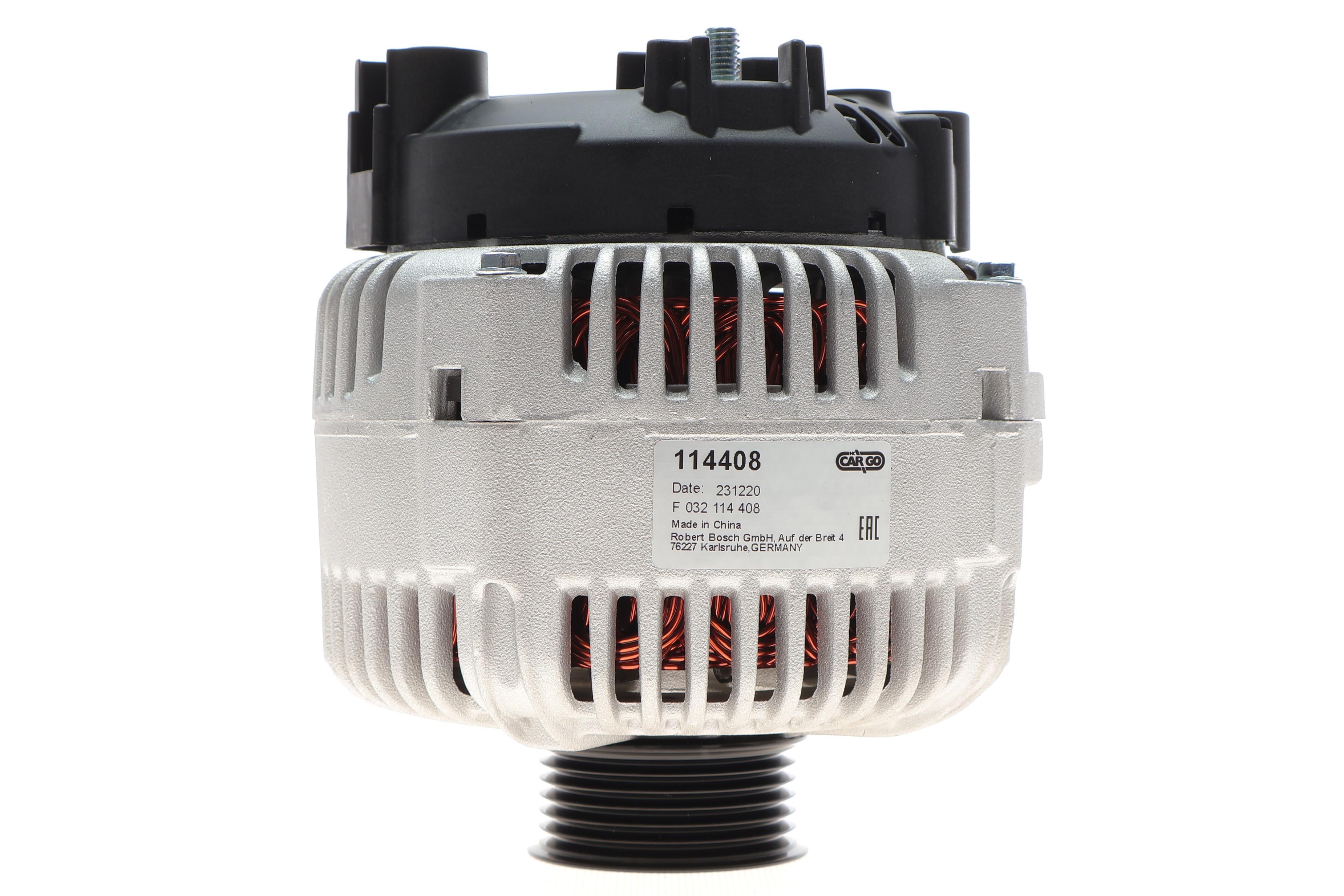 Генератор Audi A6/A8/Q7/VW Touareg 2.7/3.0D 03-15 (14V/180A) = 114408