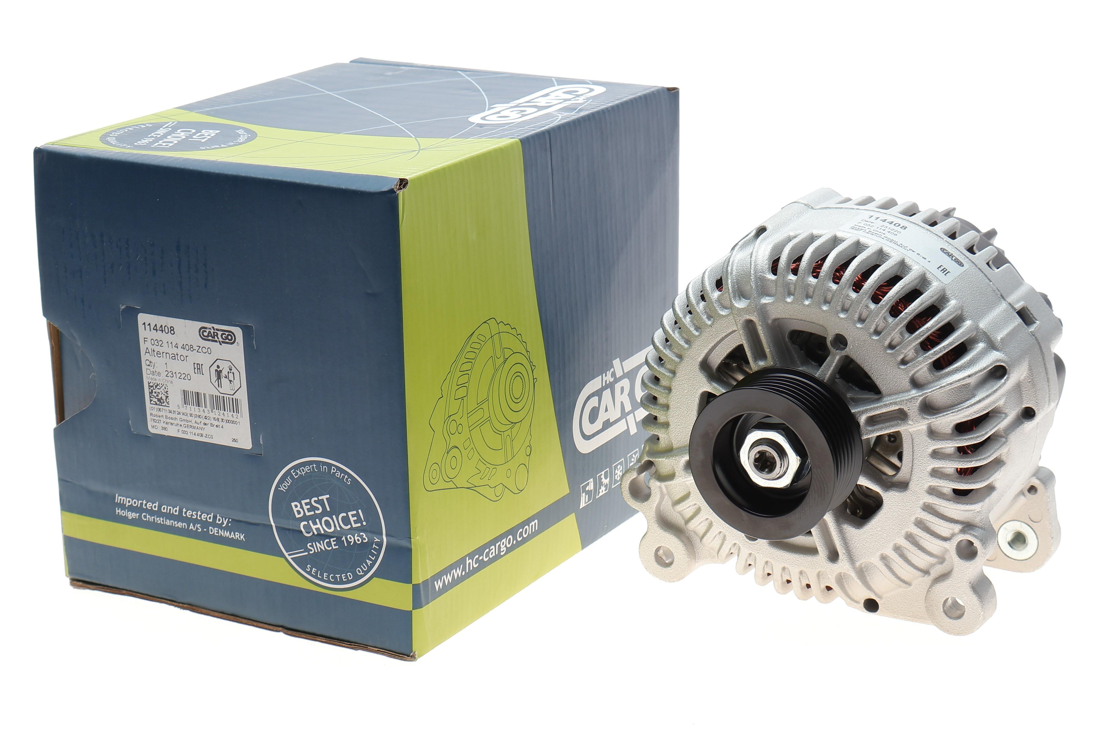 Генератор Audi A6/A8/Q7/VW Touareg 2.7/3.0D 03-15 (14V/180A) = 114408