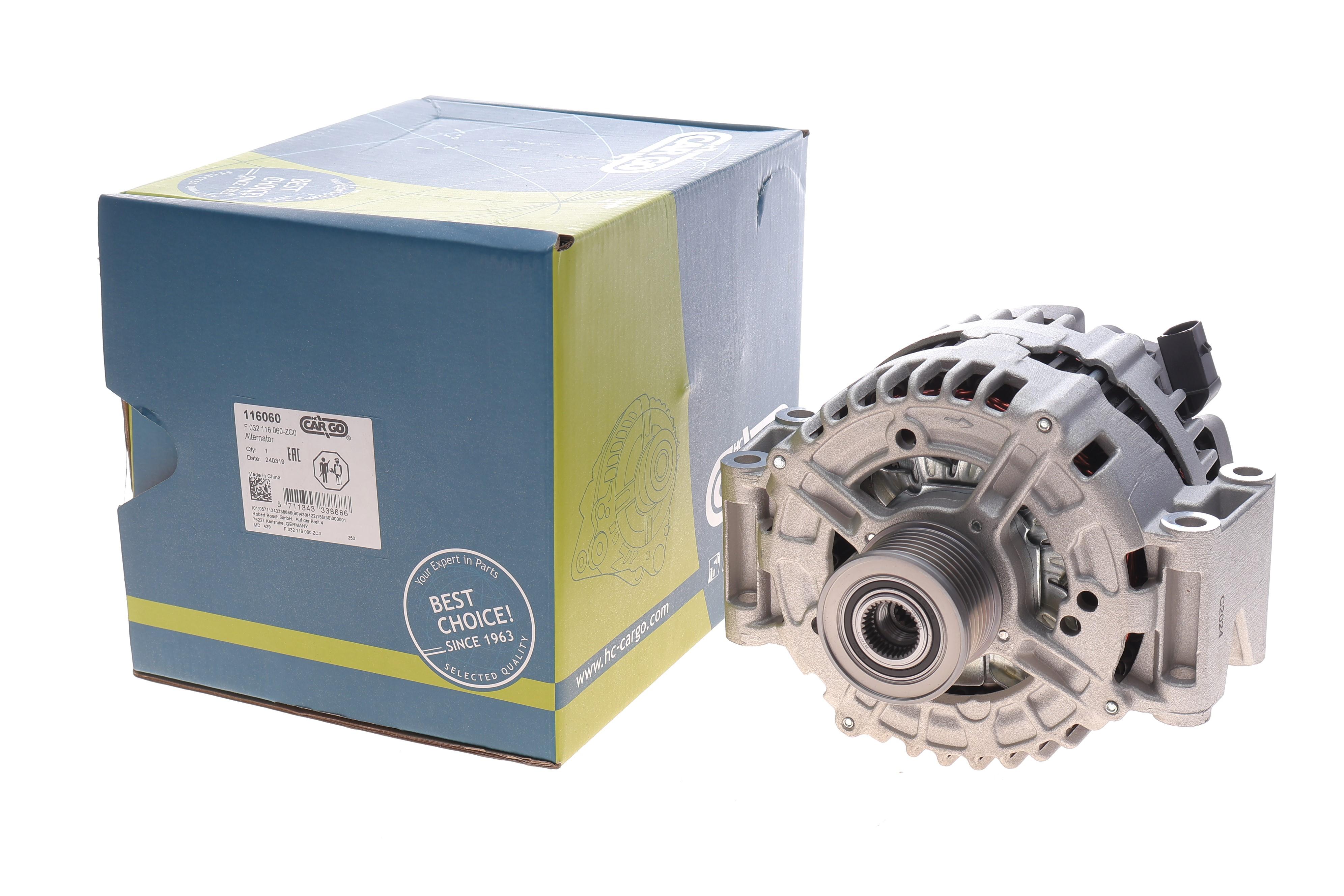 Генератор MB E-class (W211) 3.0 CDI OM642 05-08 (14V/180A) = 116060