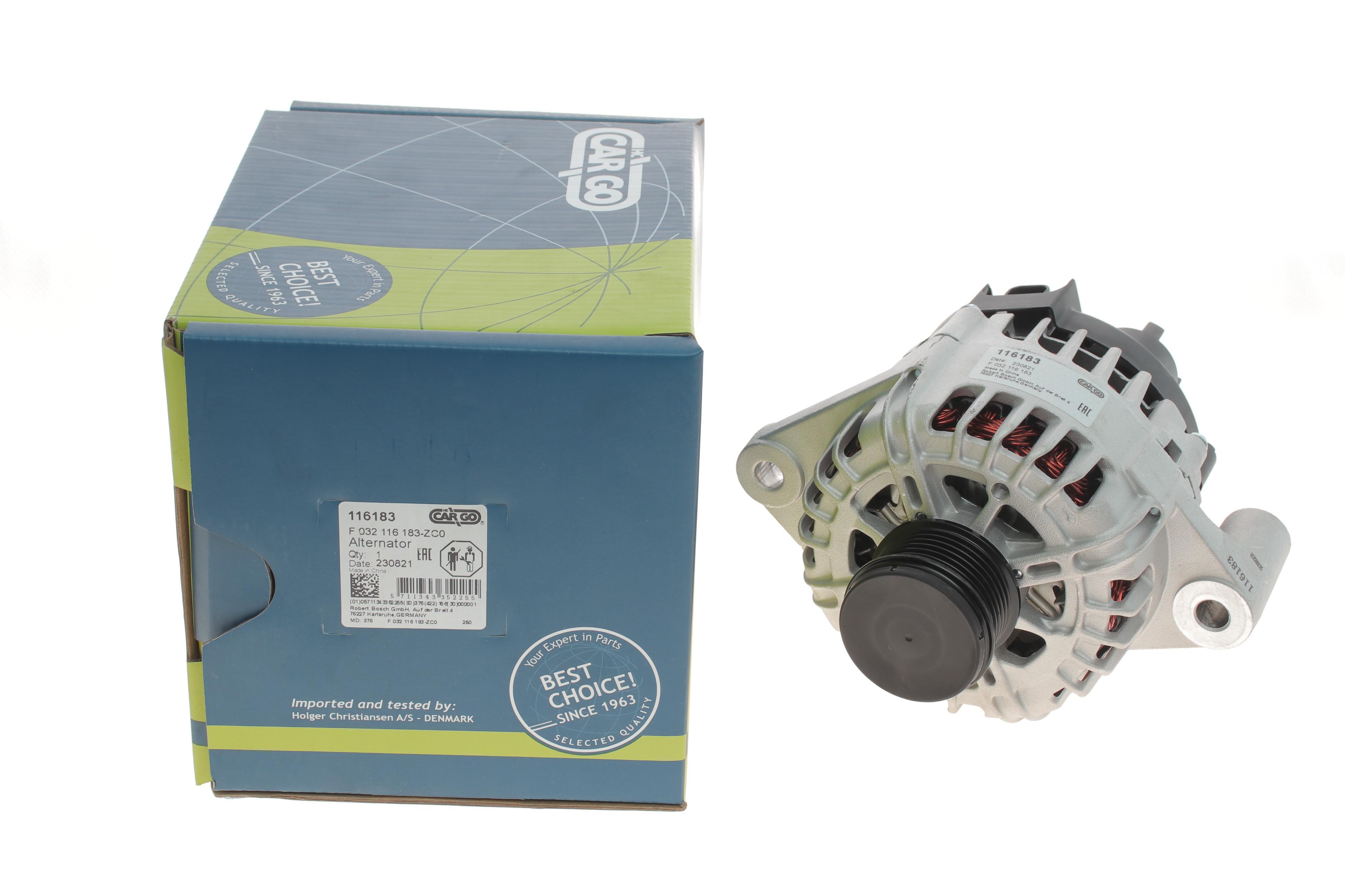 Генератор Opel Astra J 2.0 CDTI/BiTurbo CDTI 11-15 (14V/120A) = 116183