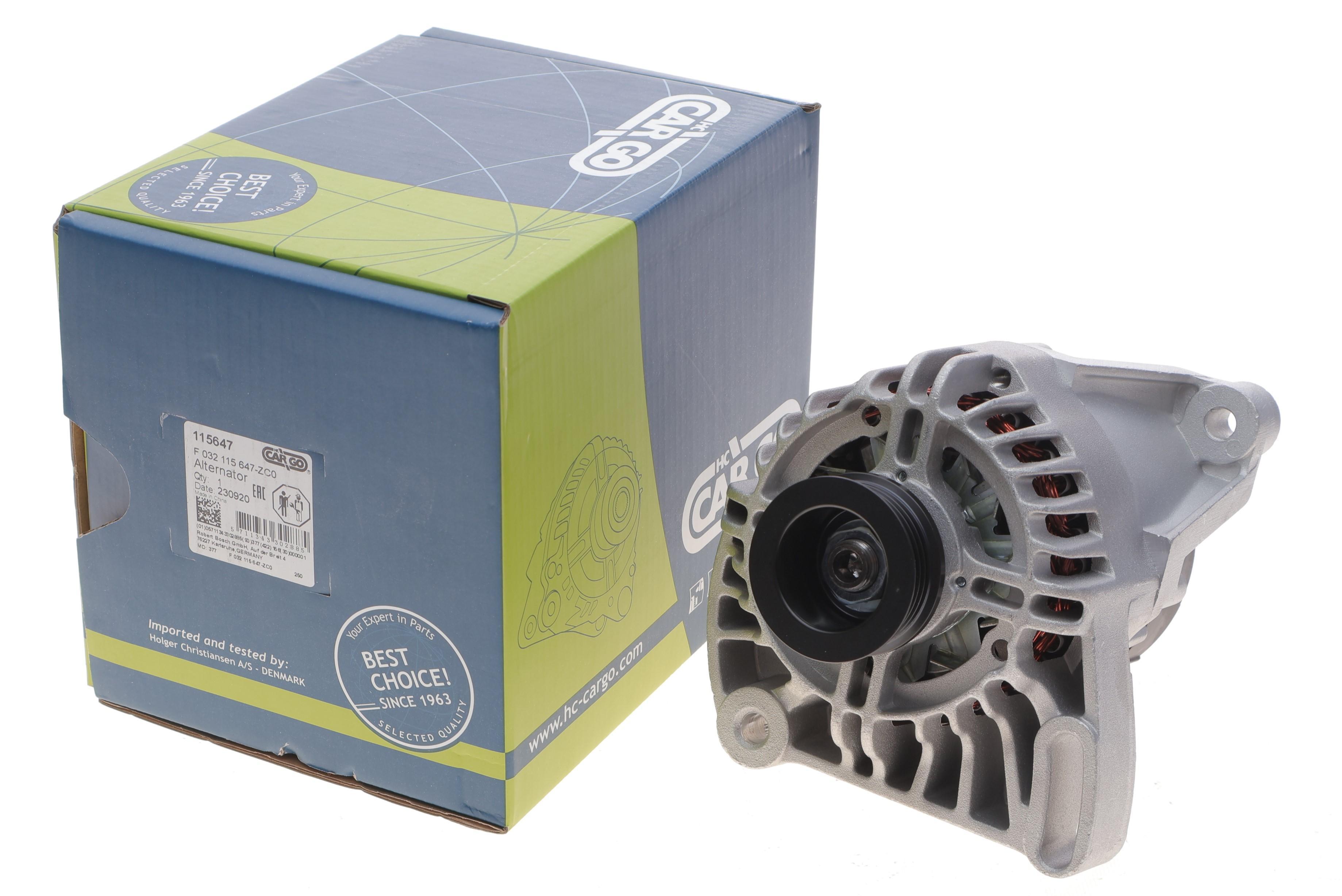 Генератор Fiat Doblo/Punto 1.2/1.4 05- (14V/90A) = 115647