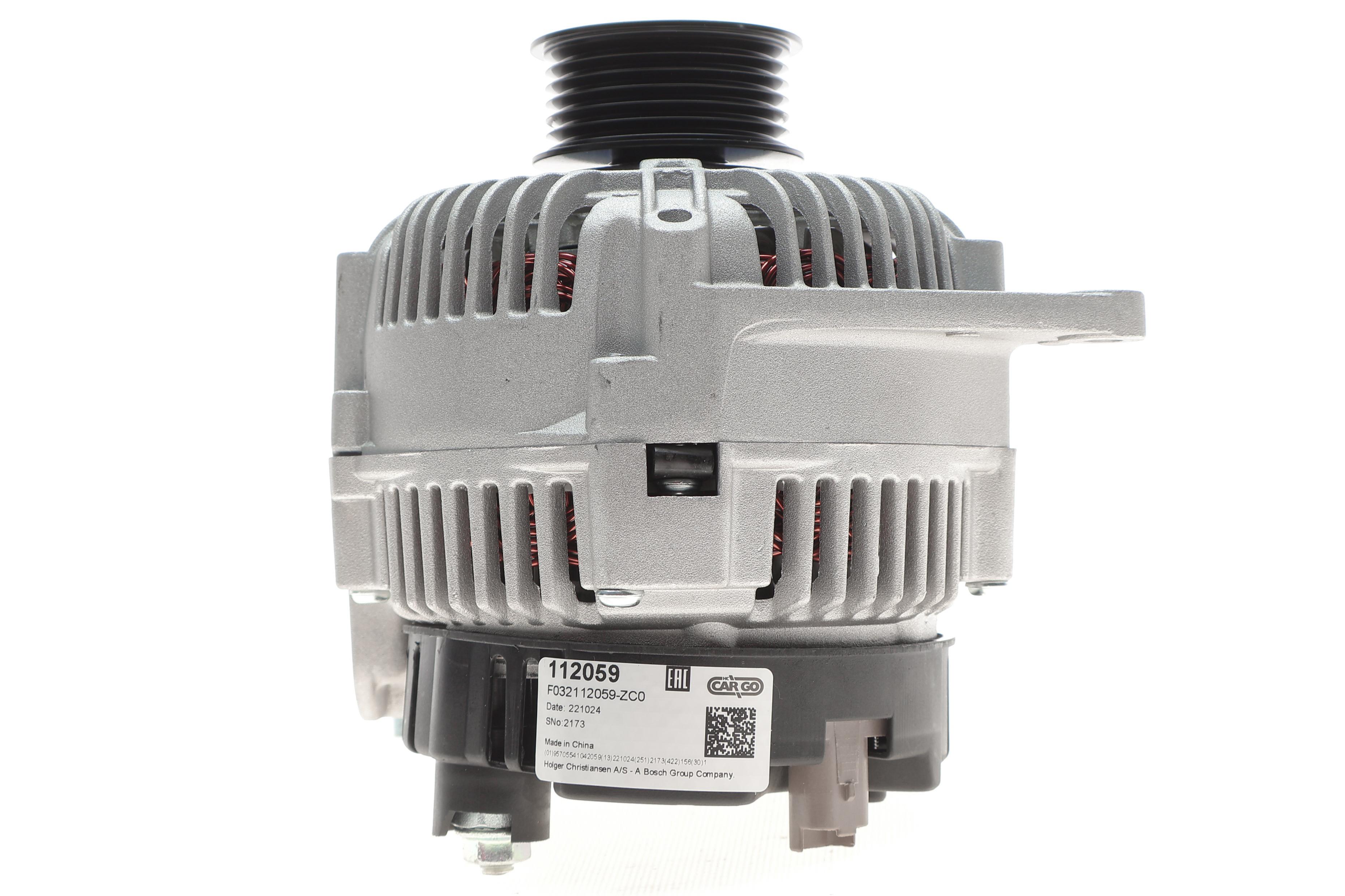 Генератор Renault Clio 1.9D/2.0 16V 98-/Kangoo 1.9dTi/D 97- (14V/110A) = 112059