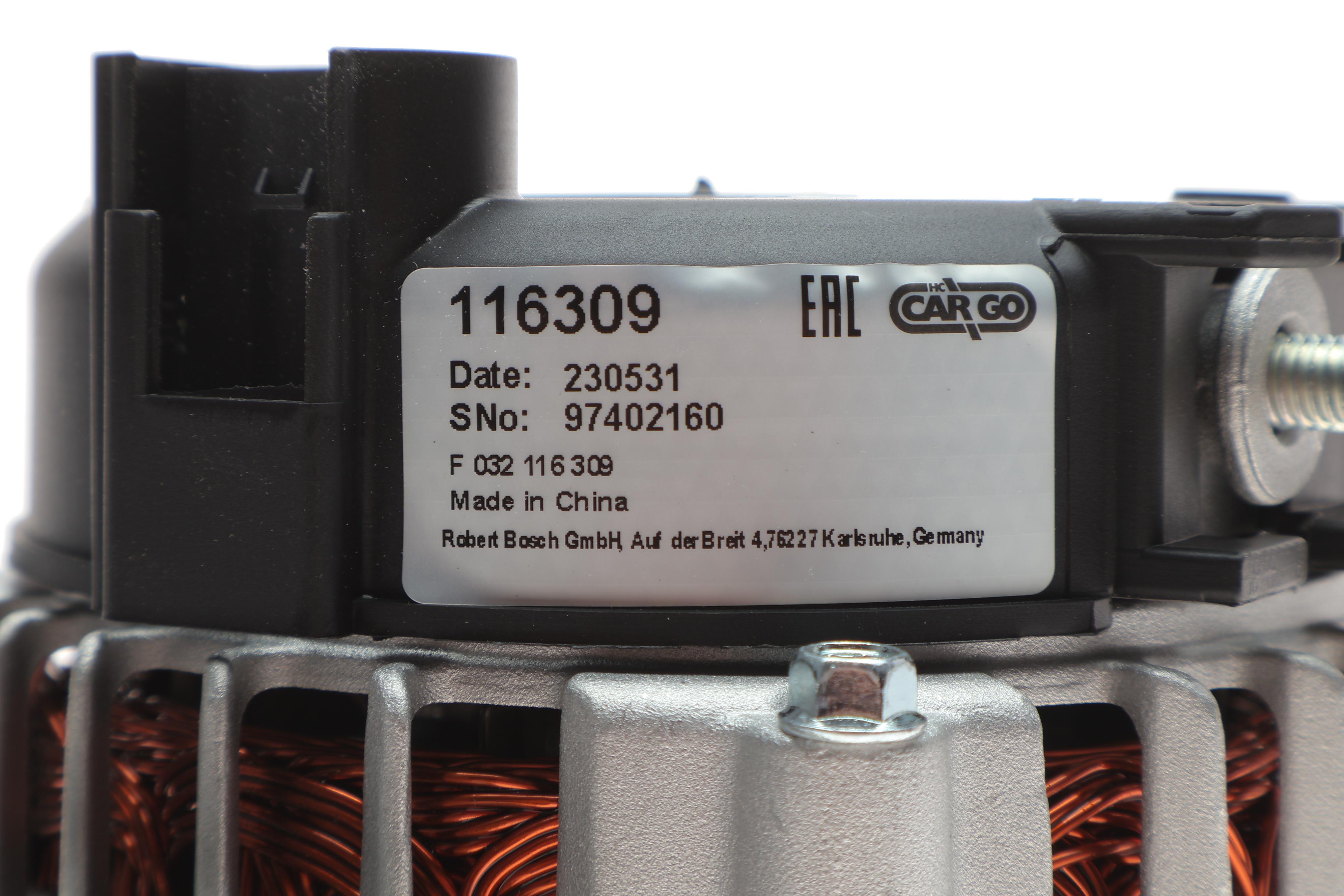 Генератор MB Sprinter (W906/W907) 2.2 CDI (OM651) 06- (14V/180A) = 116309