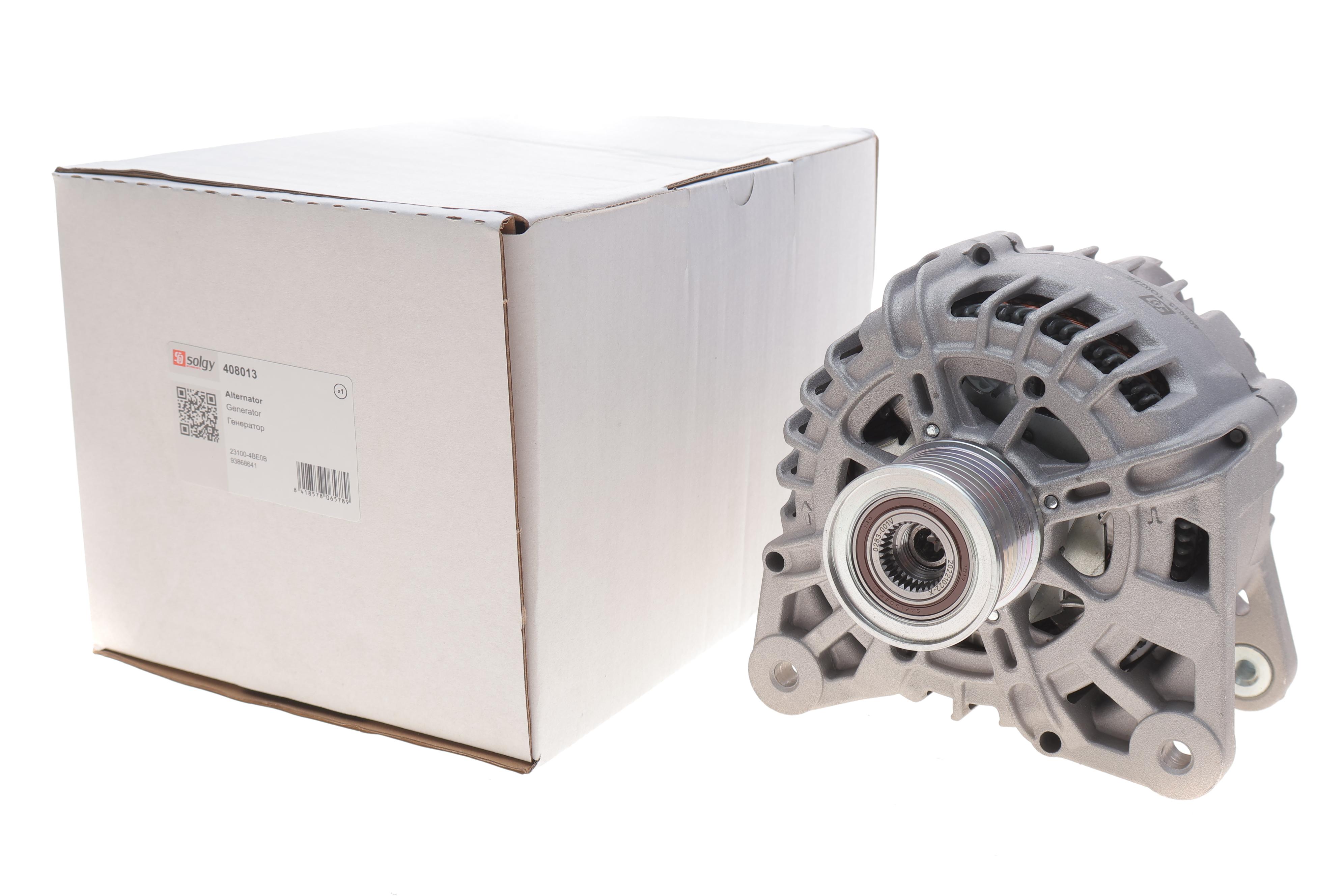 Генератор Renault Koleos II/Megane IV/Trafic III/Nissan Qashqai II 13- (14V/150A)