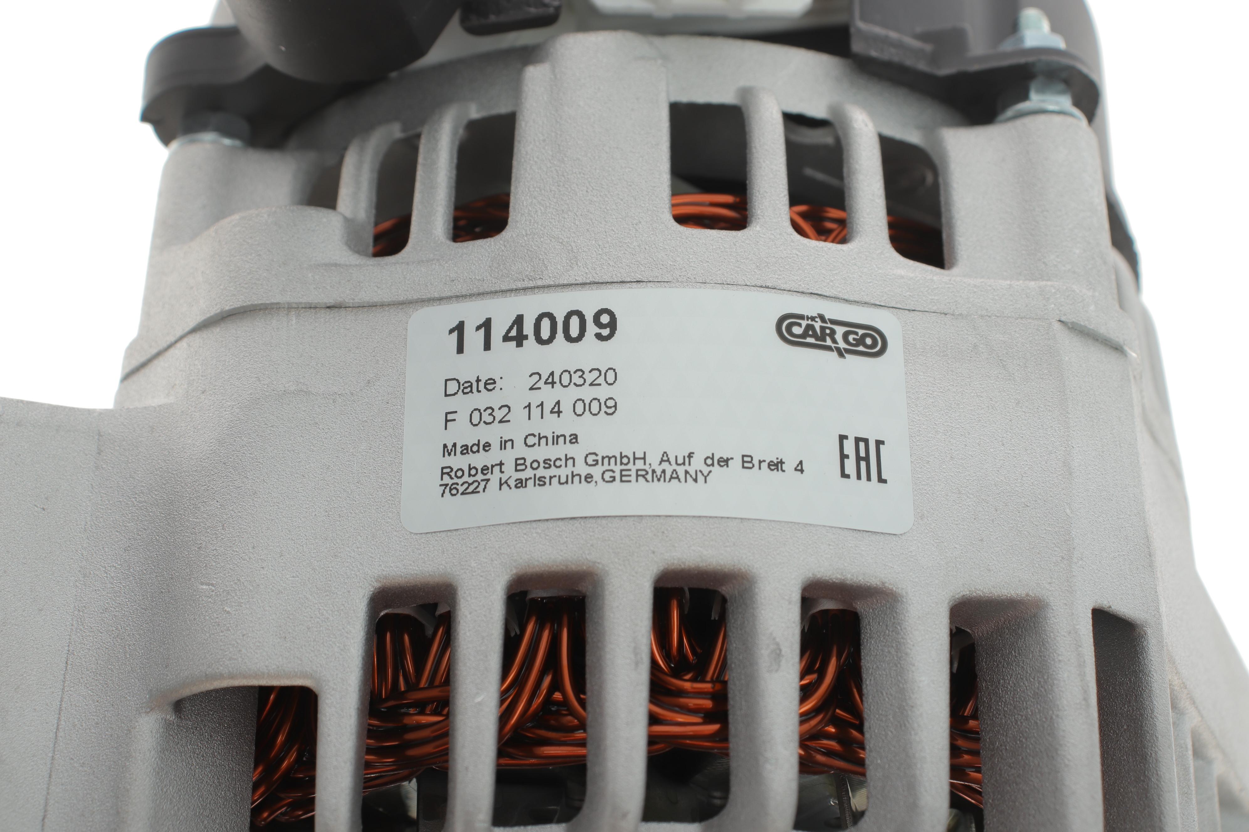 Генератор Ford Focus 1.4/1.6 98-12 (14V/105A) = 114009