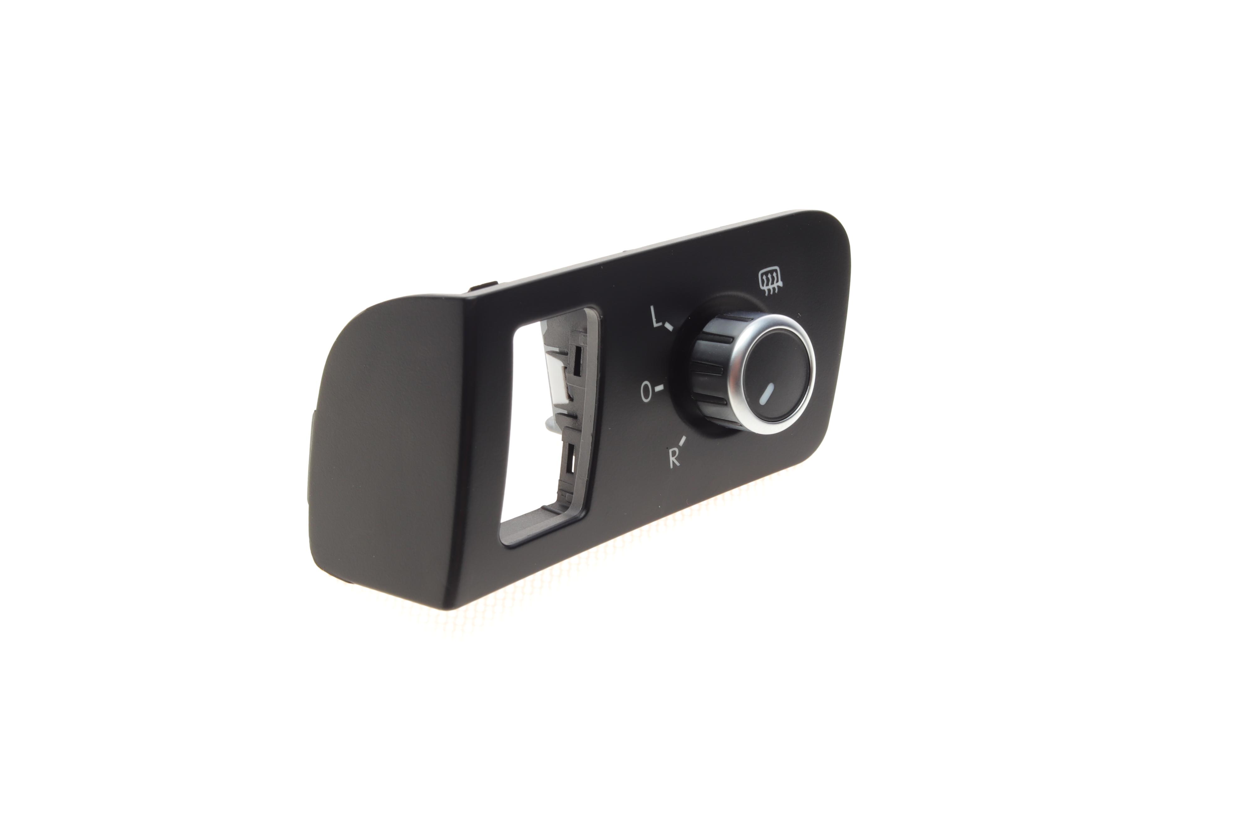 Блок управління дзеркалом VW Caddy III 03-15 (чорний/хром)