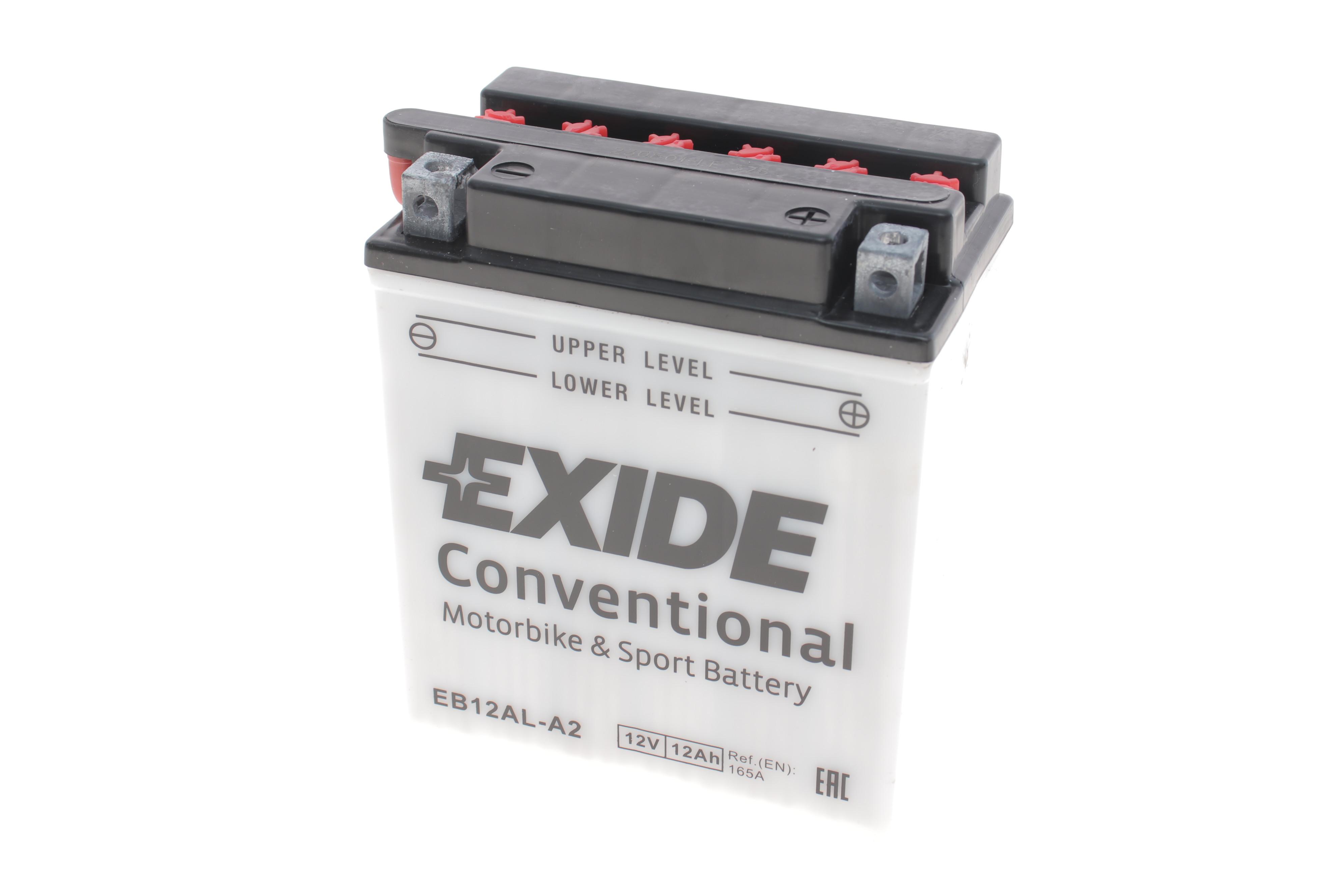 Акумуляторна батарея 12Ah/165A (134x80.1x160/+R/B0) (мото) (сухозаряджений)