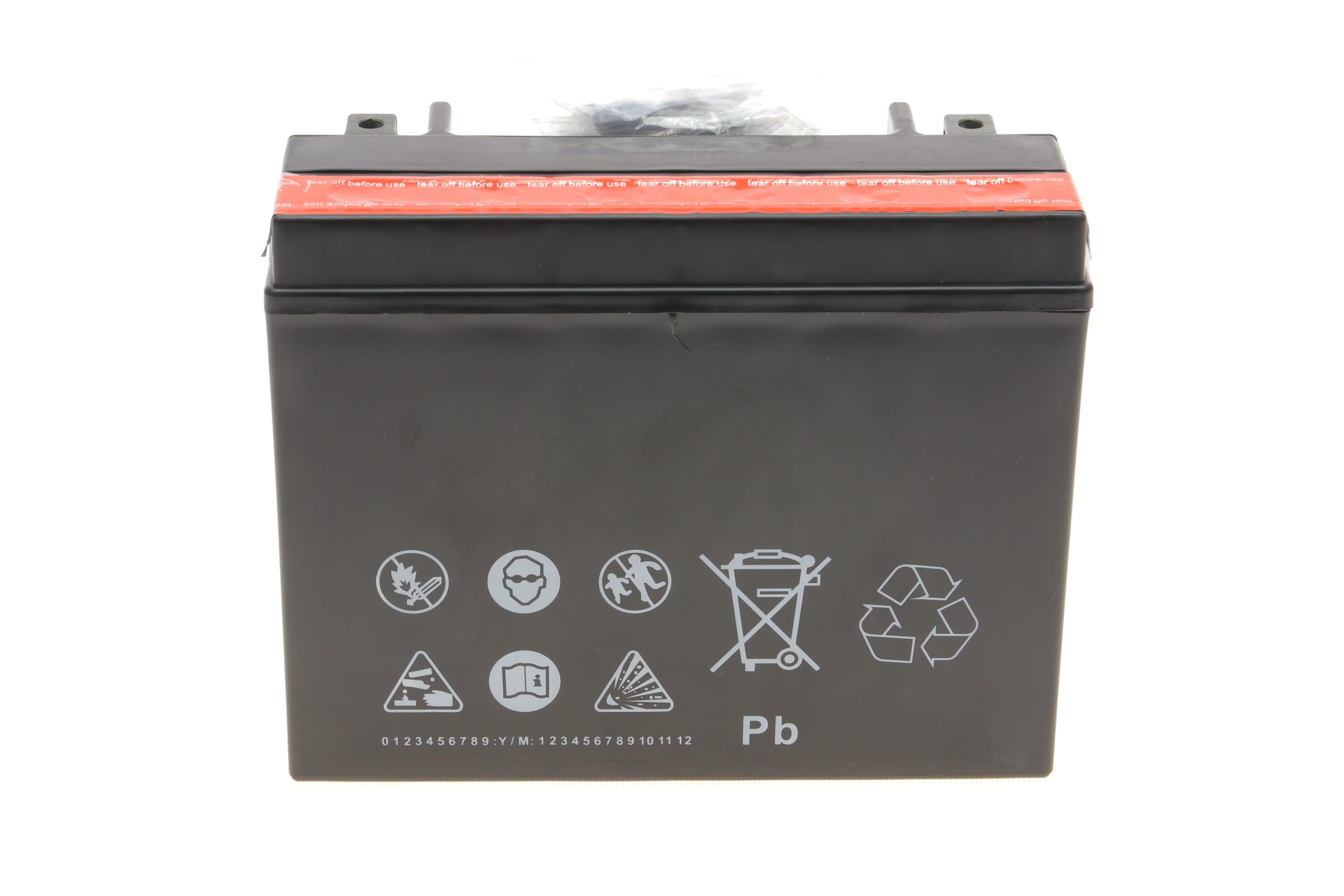 Акумуляторна батарея 21Ah/350A (205x87x162/+R/B0) (AGM) (мото) (сухозаряджений)