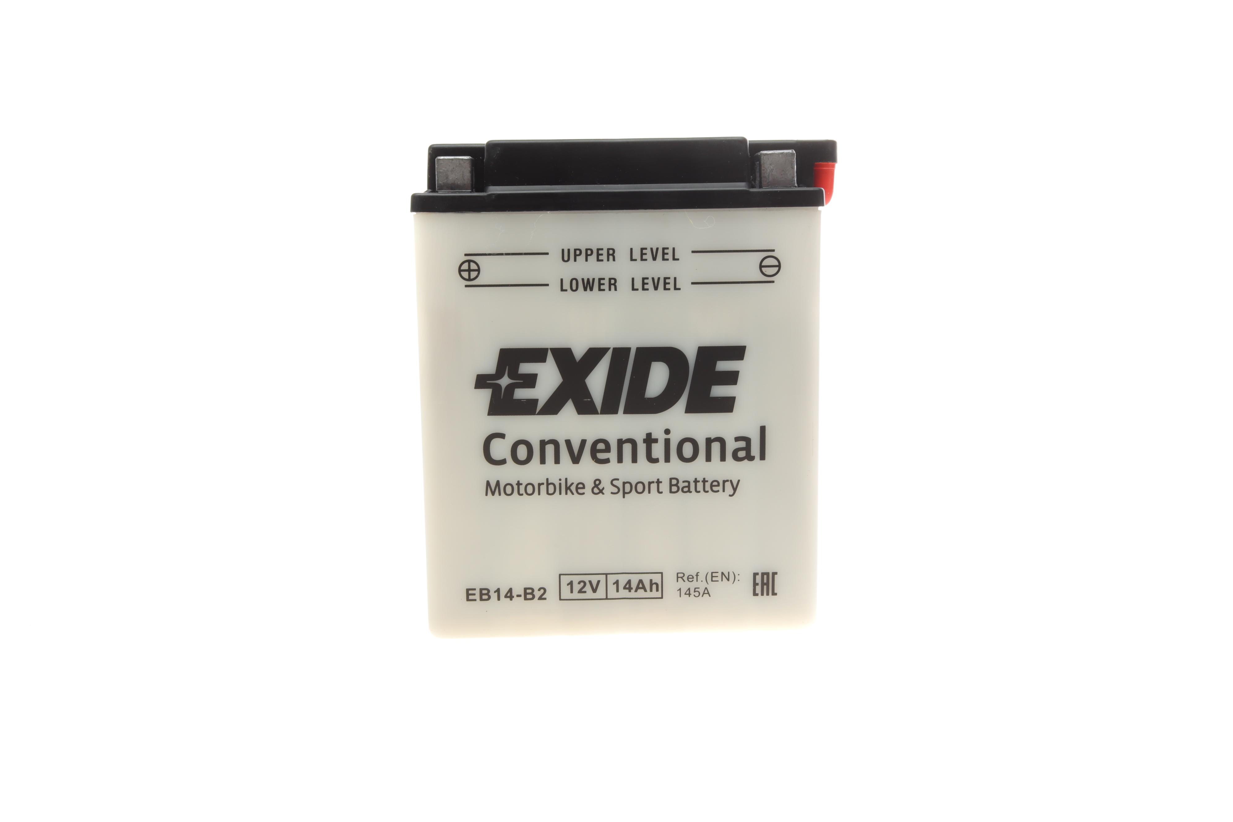 Акумуляторна батарея 14Ah/145A (134x89x166.1/+L/B0) (мото) (сухозаряджений)