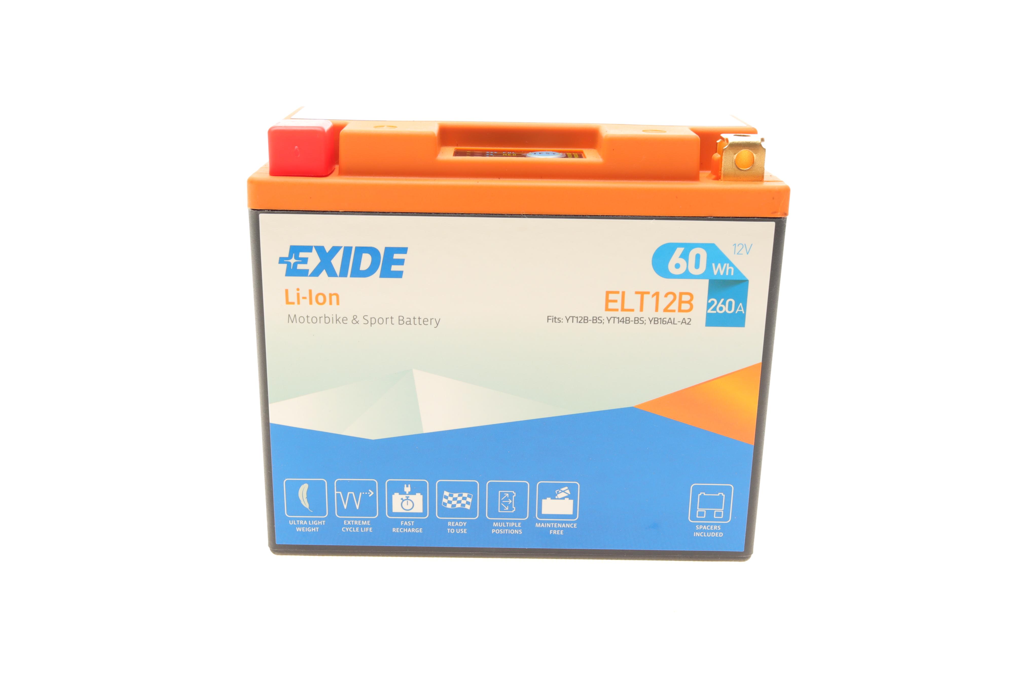 Акумуляторная батарея 5Ah/260A (150x65x130/+L/B0) (Li-ion) (мото)